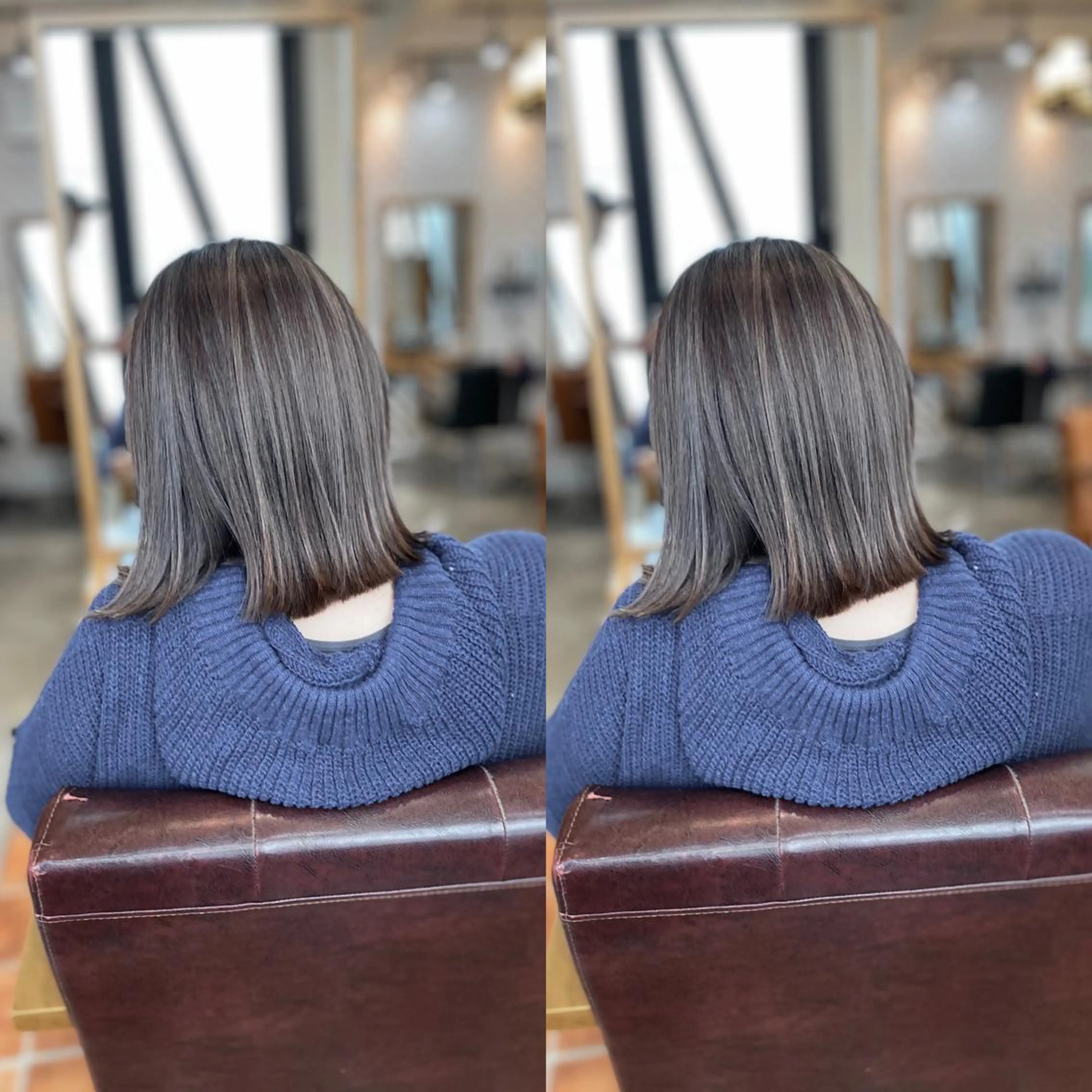 カット＋酸性縮毛矯正＋3ステップトリートメントホームケア 付きの写真