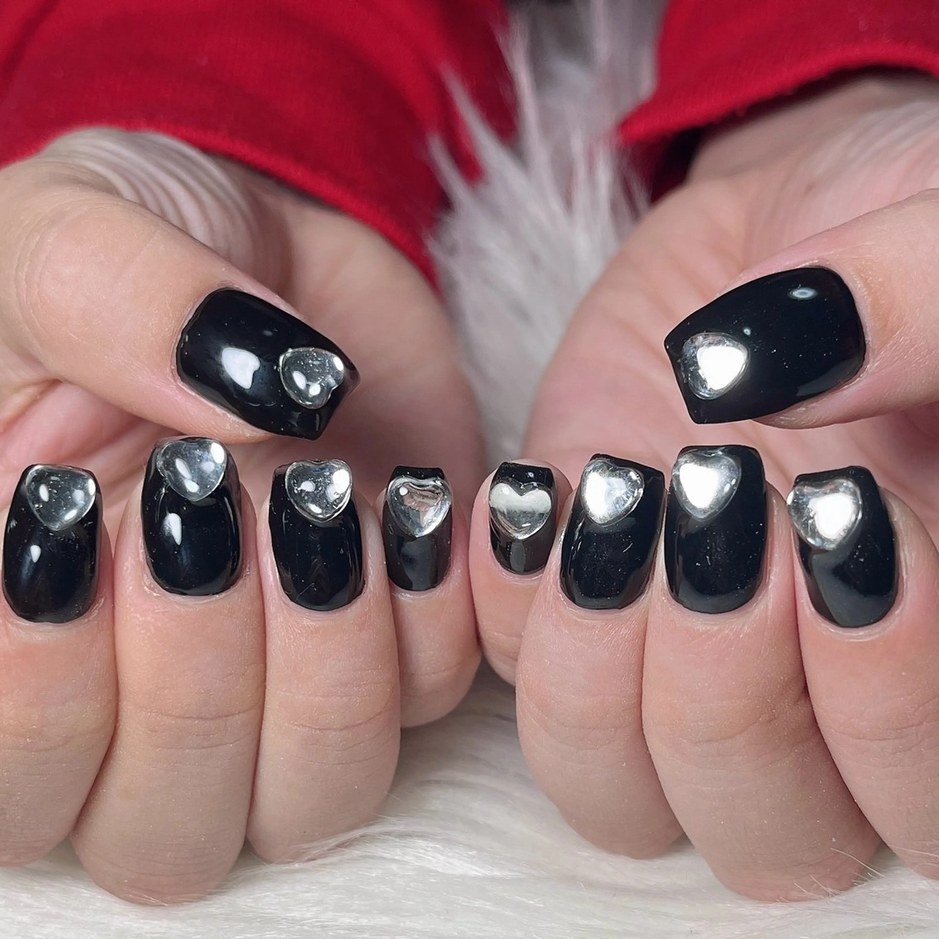 ネイル 韓国ネイル ラメ(グリッター) 持ち込み 🐕🦺Yappy 💗A-tanのネイルデザイン