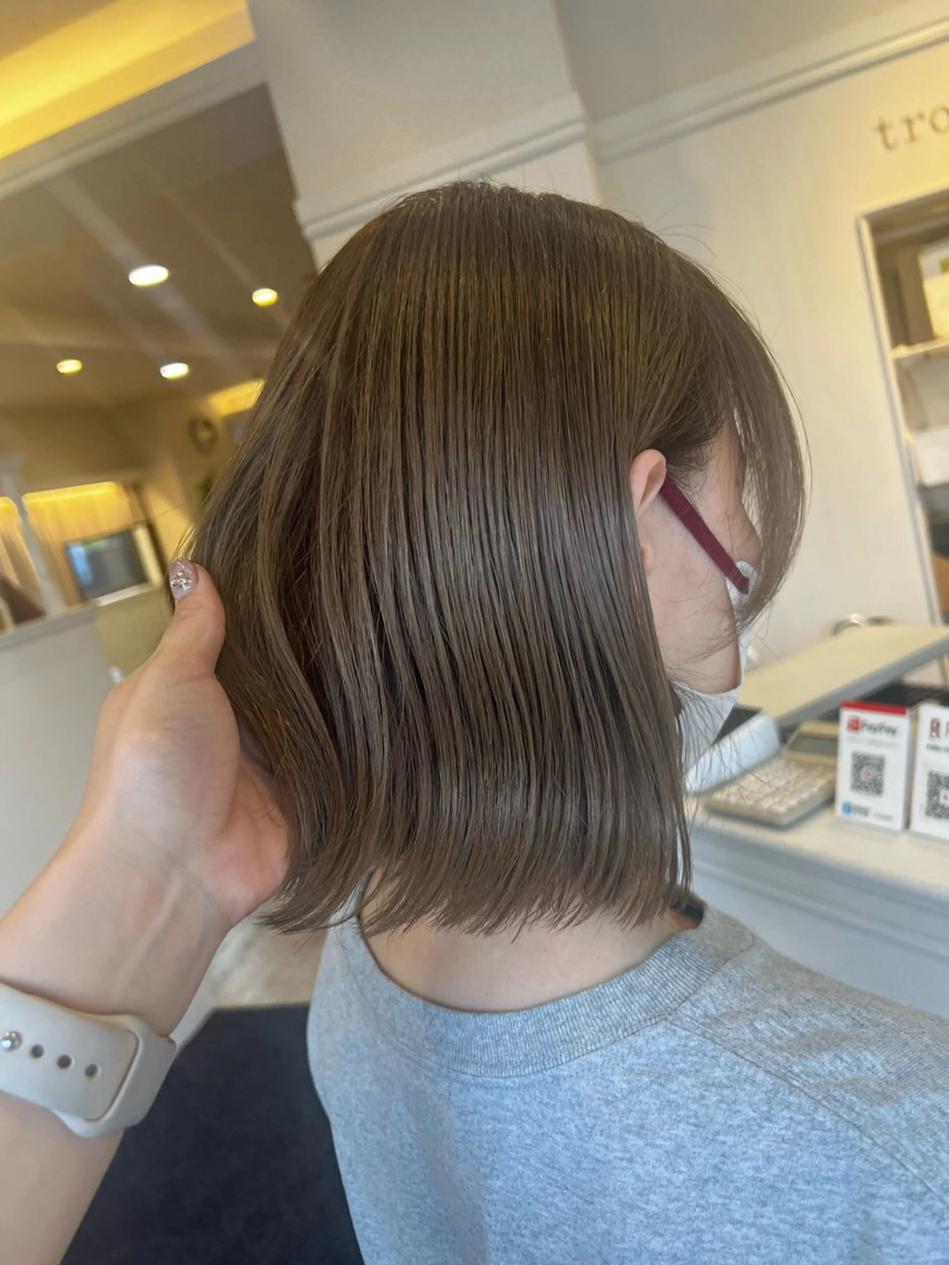 ミディアム カラー 🌷Amano🌷 trove富沢のヘアスタイル