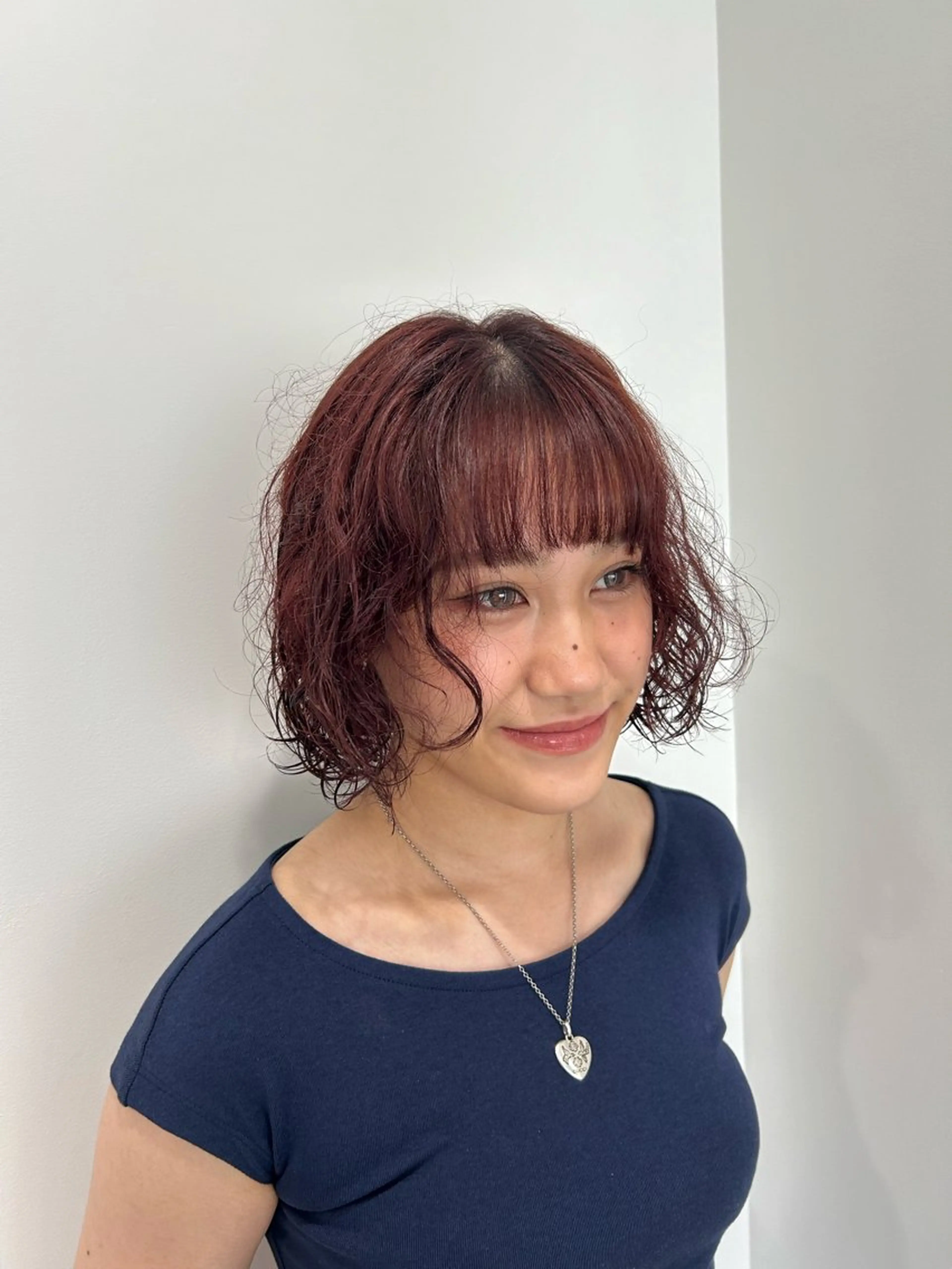 ショート カラー 愛結 暖色カラー🎀🩰のヘアスタイル
