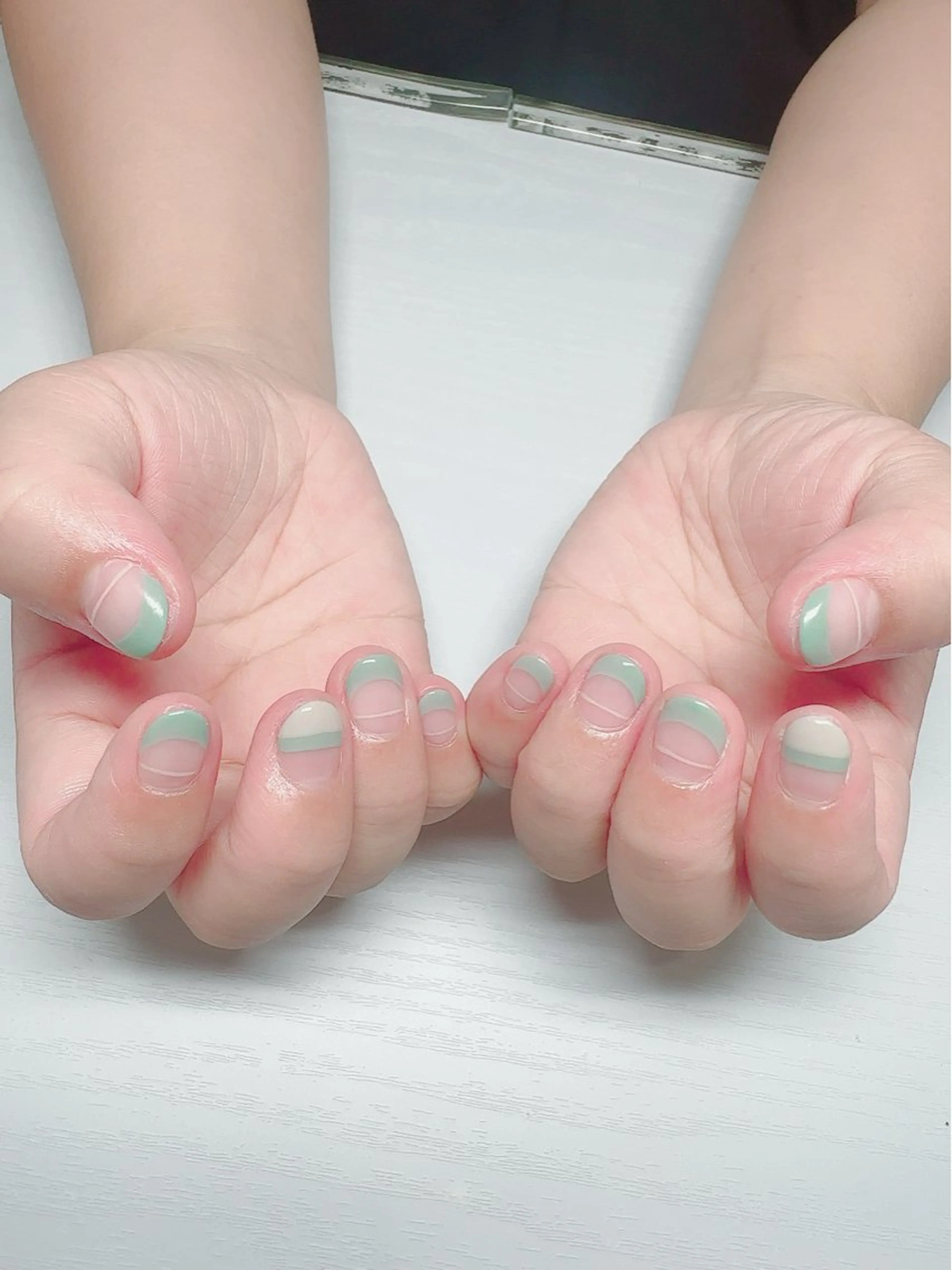 ネイル アートネイル フレンチネイル ｎｙａｓｕ ｎａｉｌのネイルデザイン