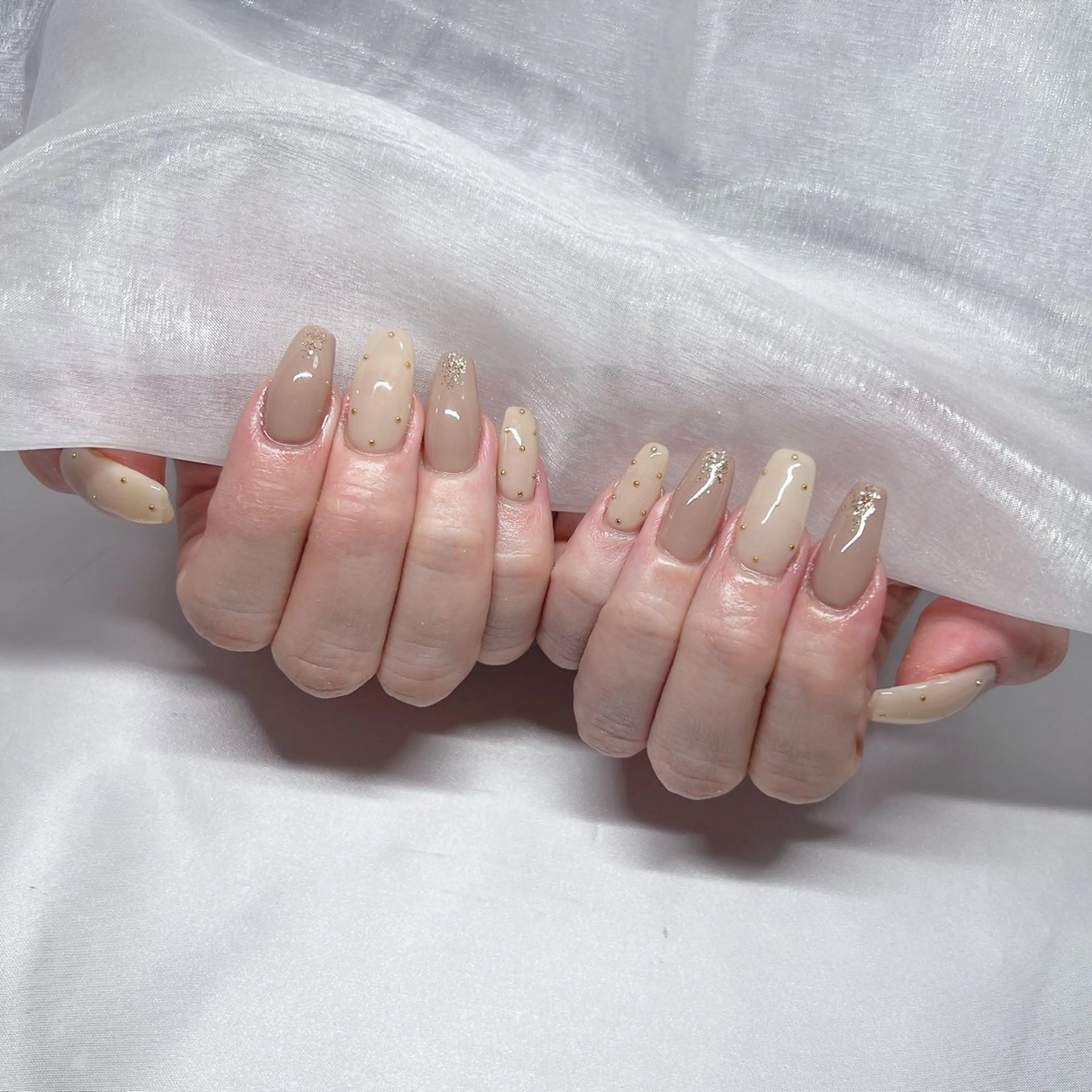 ネイル ジェルネイル 韓国ネイル ラメ(グリッター) マグネットネイル ミラーネイル ハンドネイル -nail salon-Reward所属・nail salon Rewardのネイルデザイン