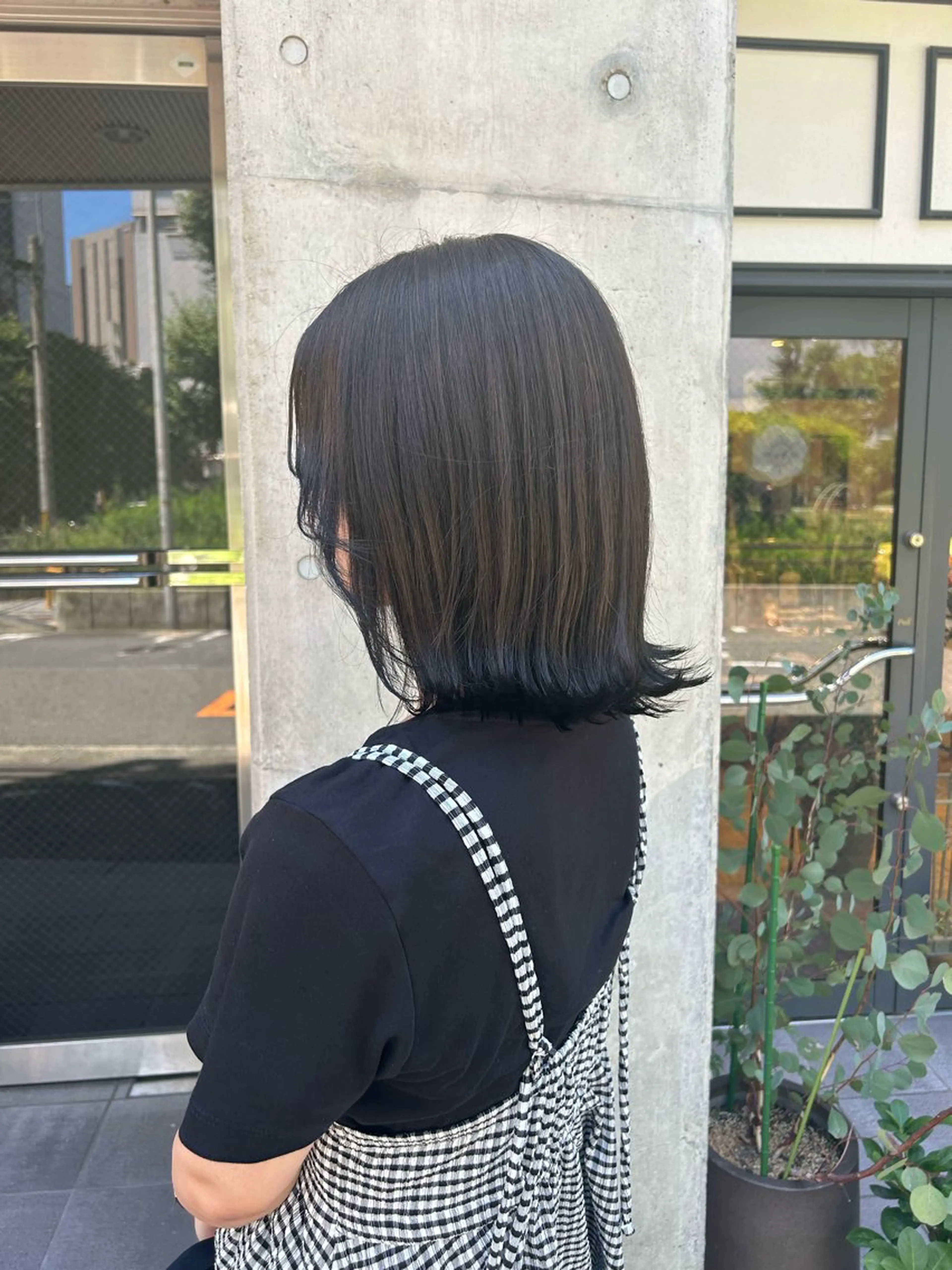 カラー レイヤーパーマ/ 顔周りカット🎀メイのヘアスタイル