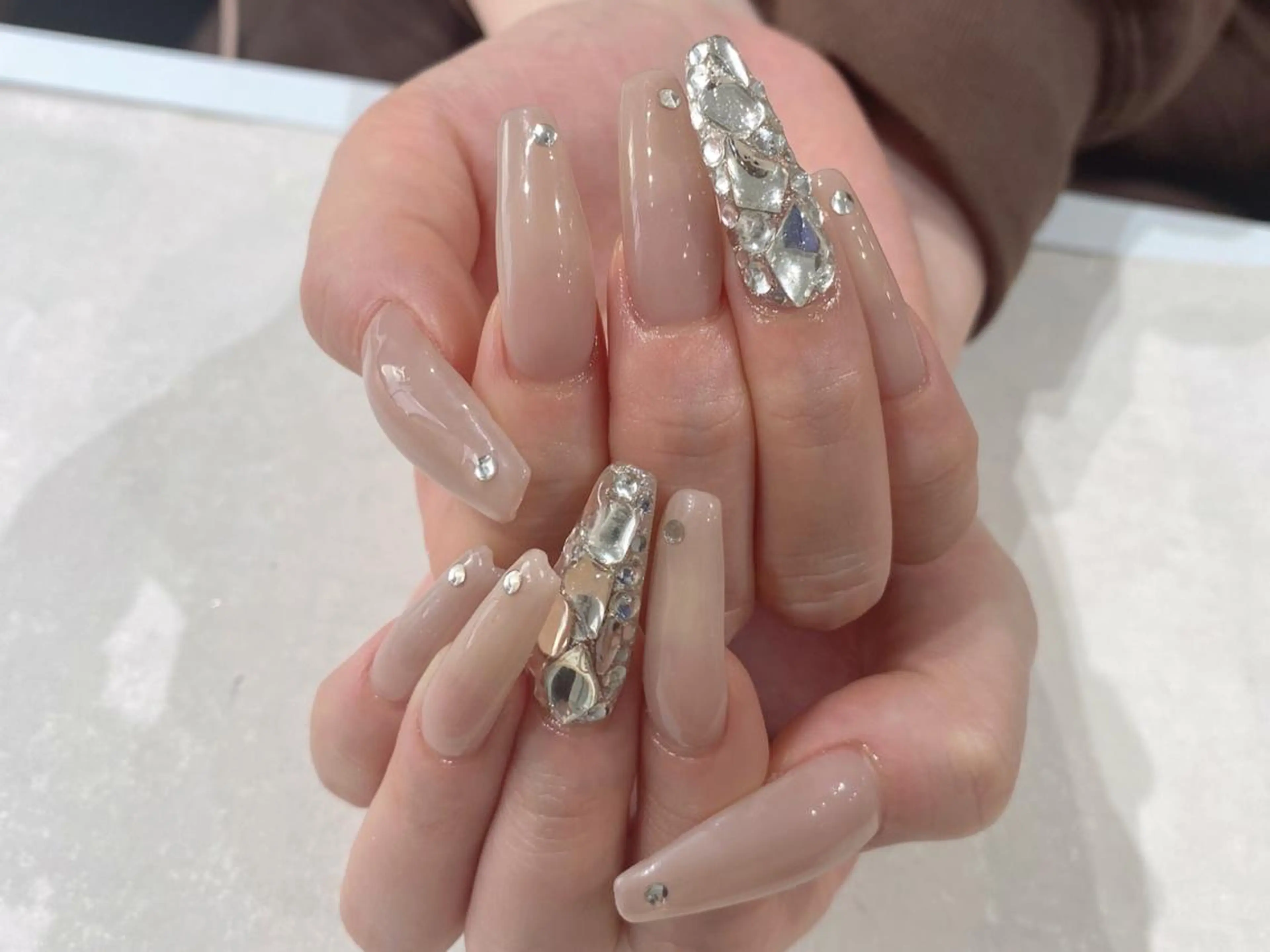 ロング ハンドネイル Nail R💫 naoのネイルデザイン