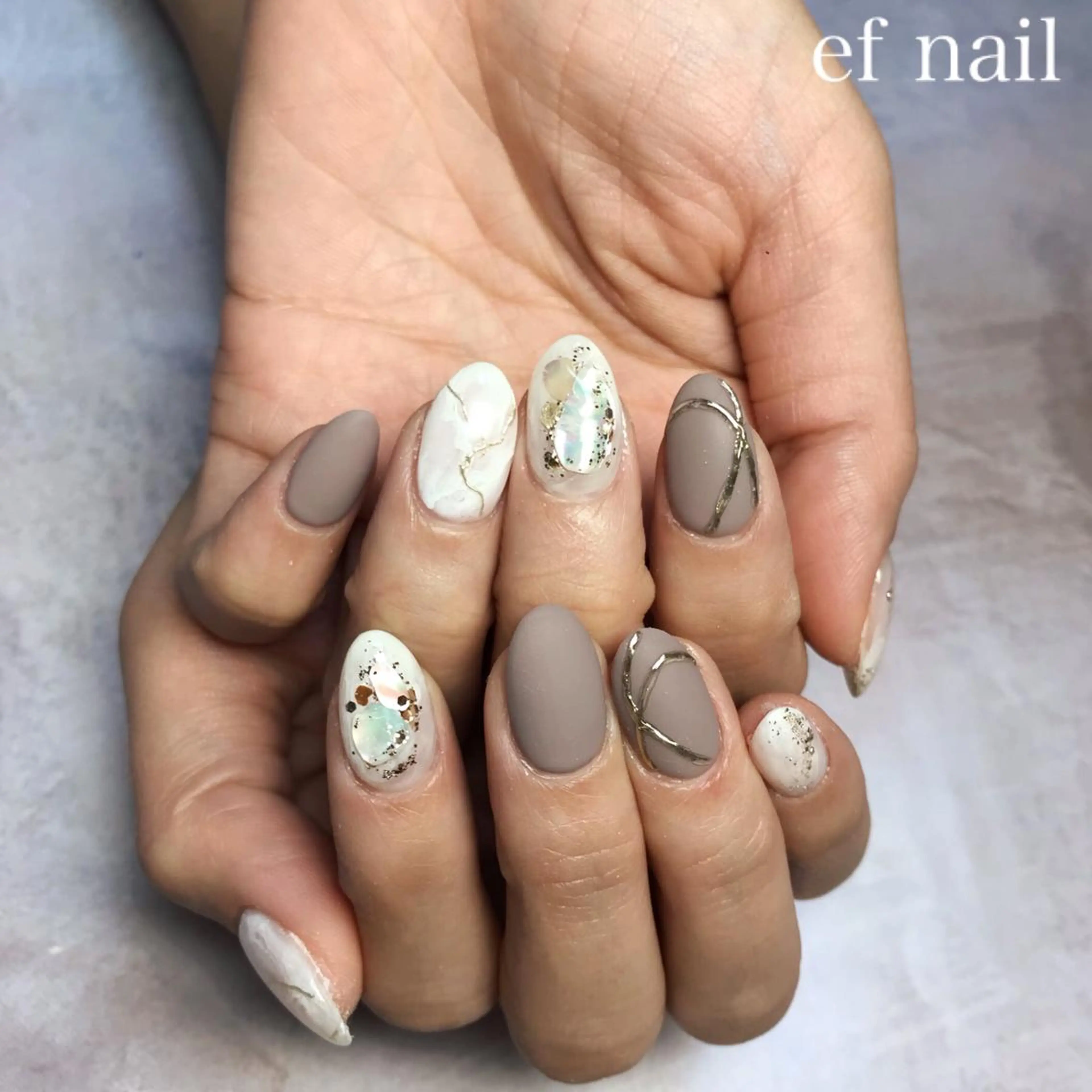 ネイル ハンドネイル ef nailのネイルデザイン