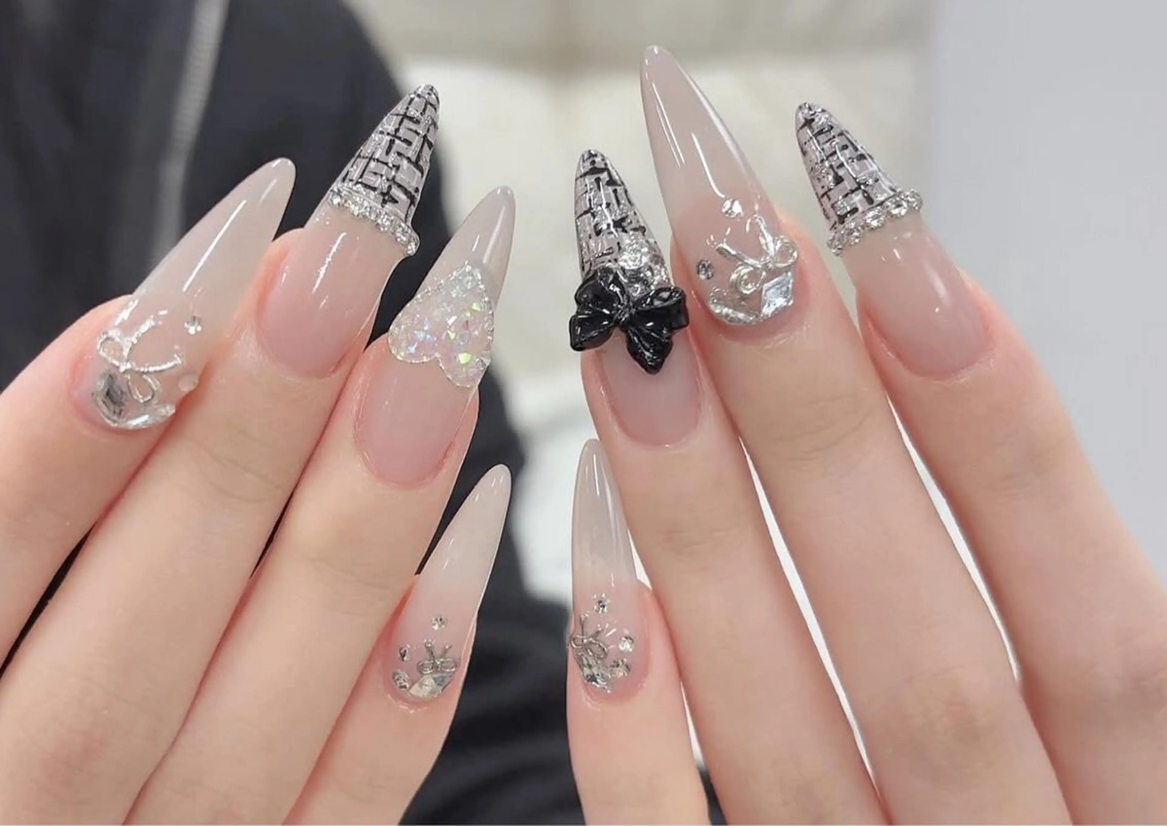 ネイル アートネイル 成人式 ジェルネイル ニュアンスネイル 夏ネイル ハンドネイル H.baby Nai Salon所属・neco H.babynailのネイルデザイン