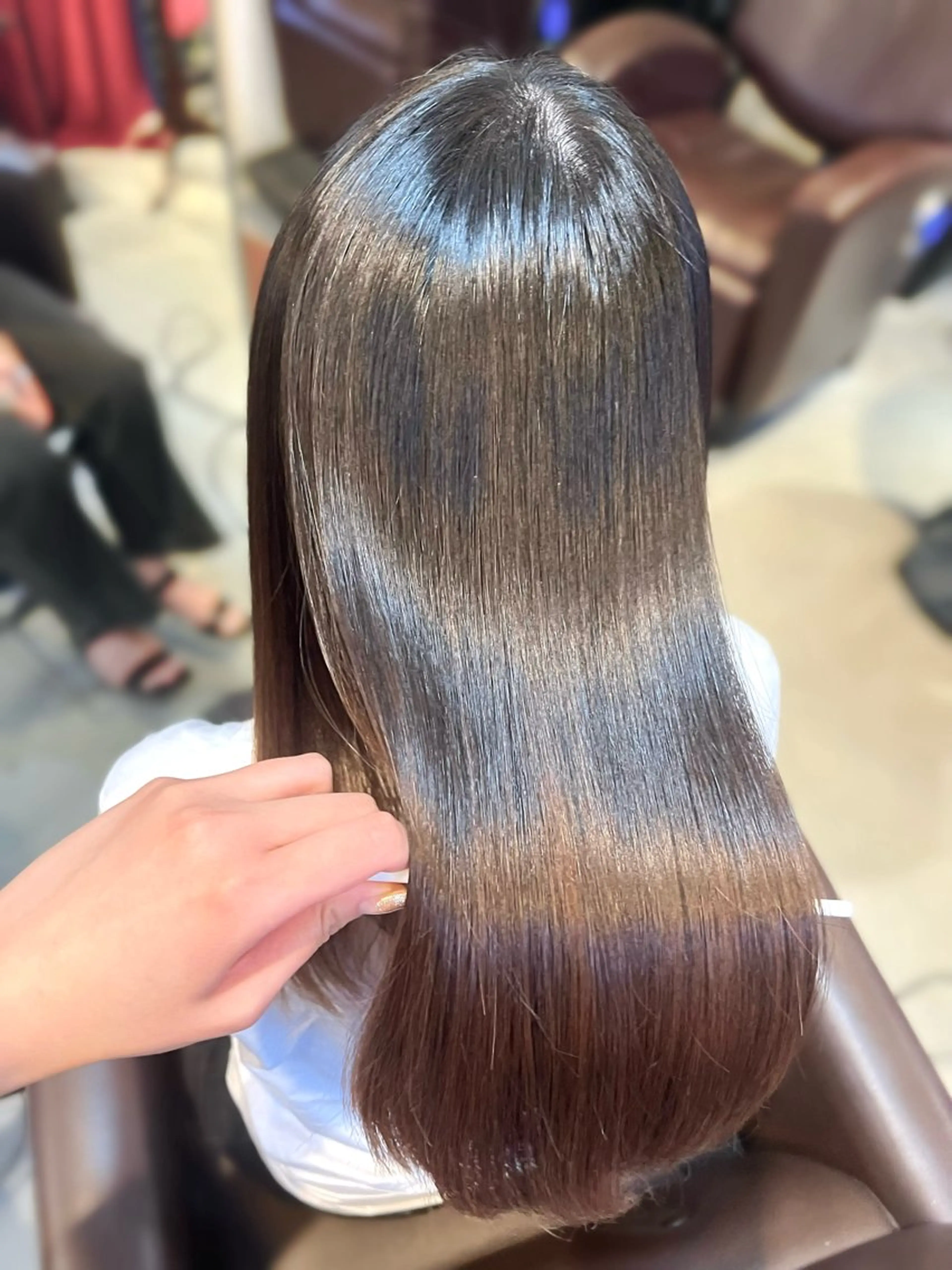 ロング カラー 縮毛矯正 💎艶髪特化💎 ちば　ちなみのヘアスタイル