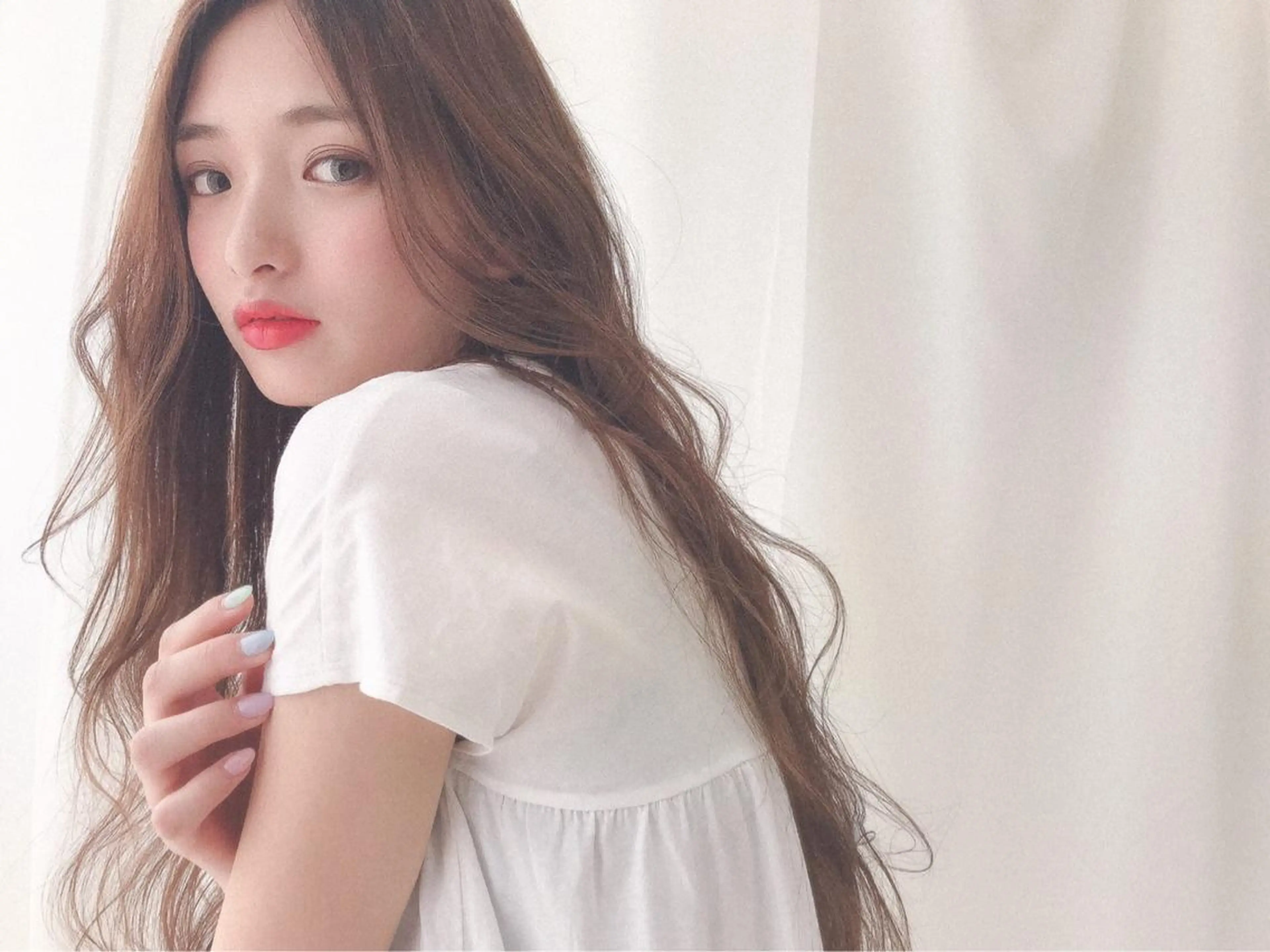 ロング カラー 店長 奈須 雄紀のヘアスタイル