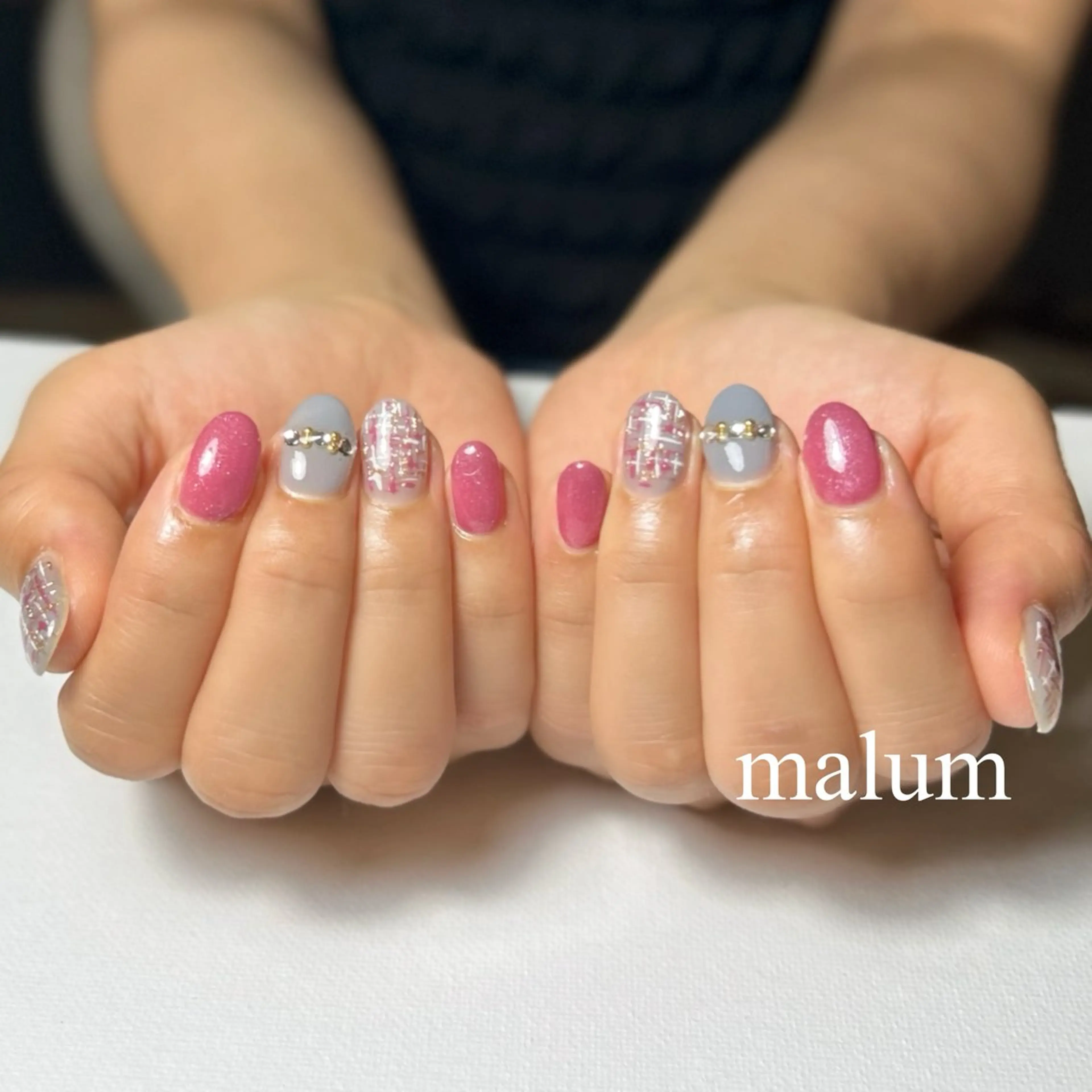 ネイル ハンドネイル malum nailのネイルデザイン