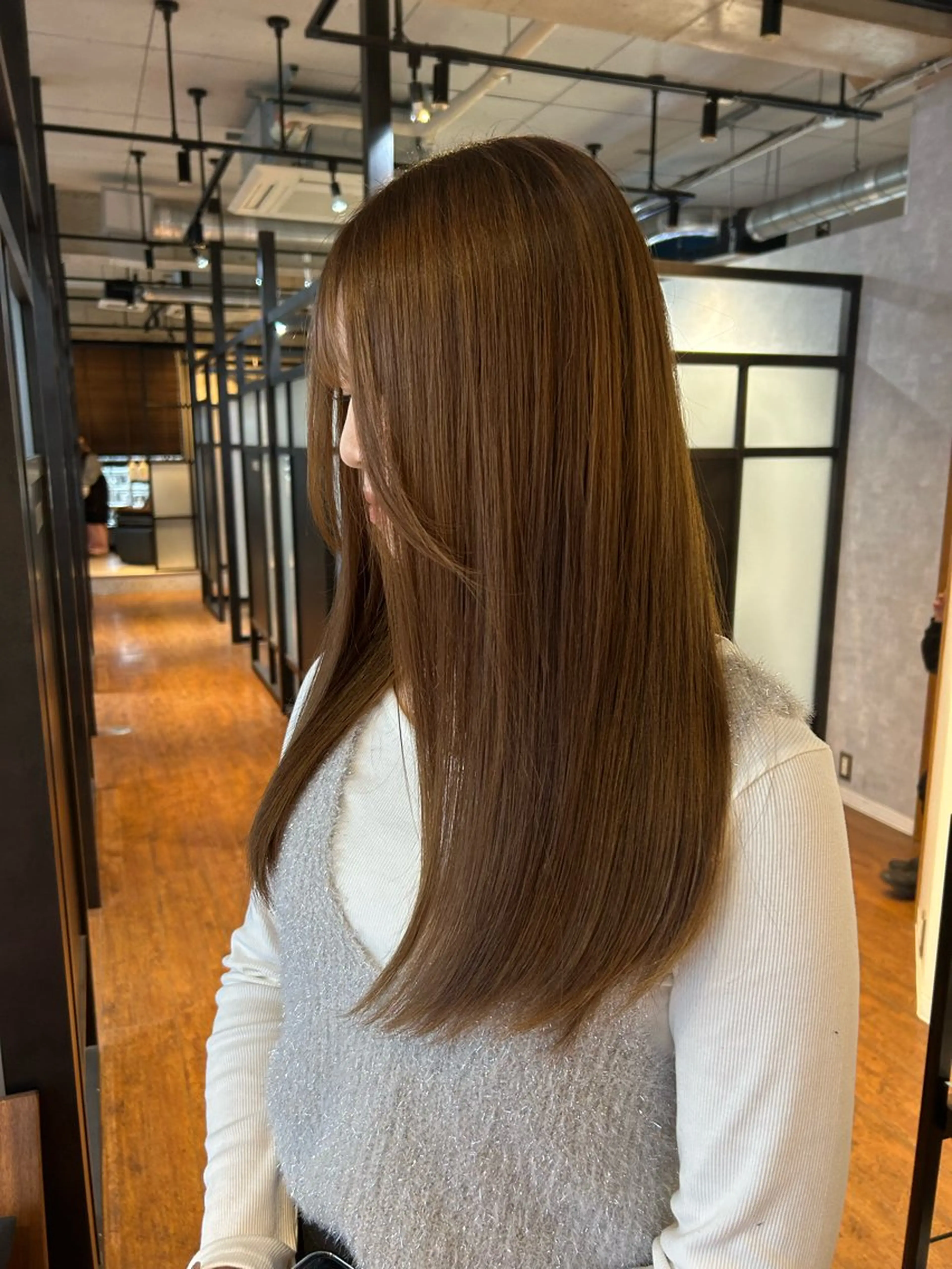 ロング カラー ヘアカラー トリートメント Nﾟ 秋田店【ナンバー】所属・nodoka /艶カラー🪽のヘアスタイル