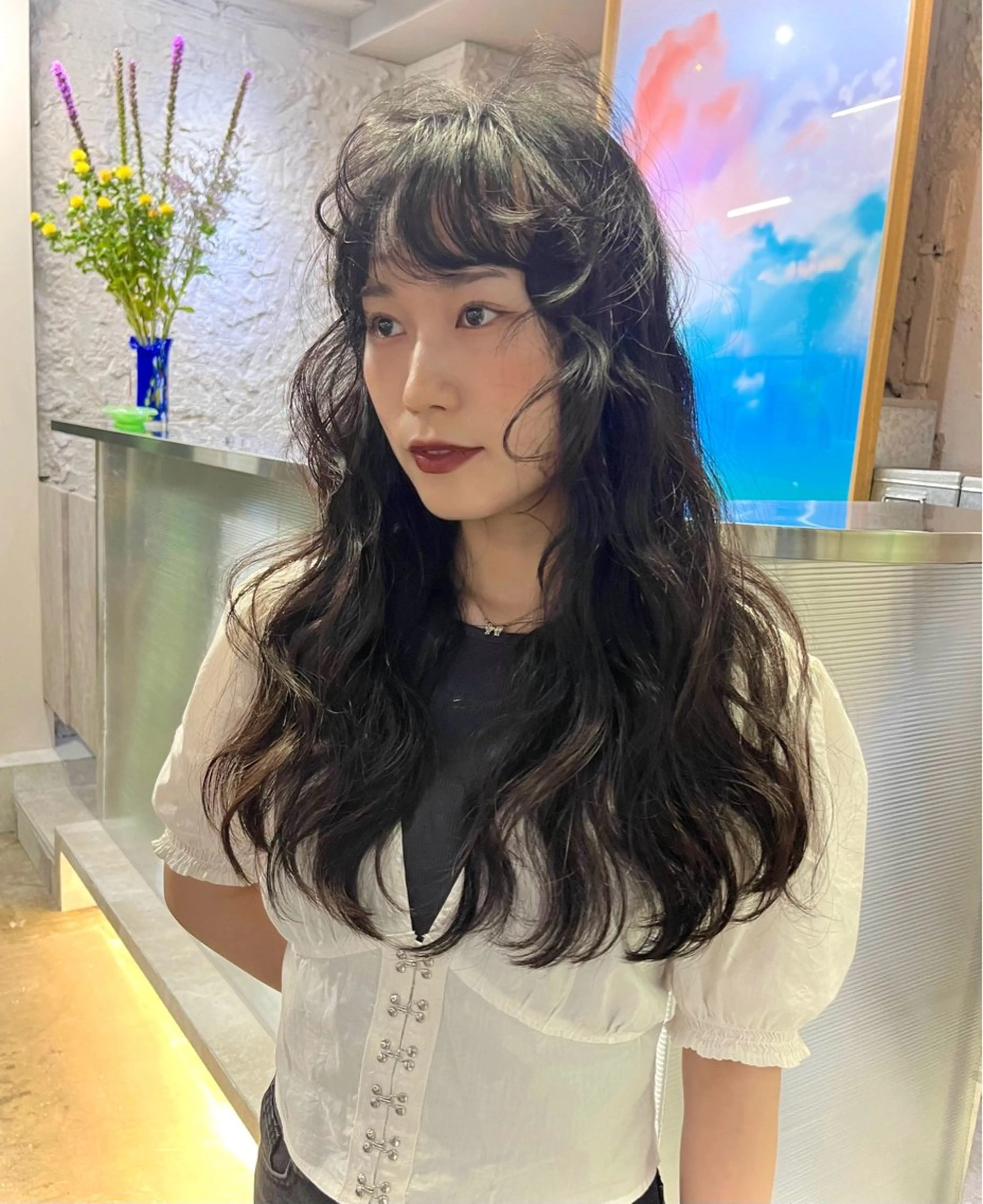 【平日11:00​〜​19:00 ロング限定】当日OK⭕️似合わせレイヤーカット/顔周りレイヤーなど幅広く似合わせます🪷の写真