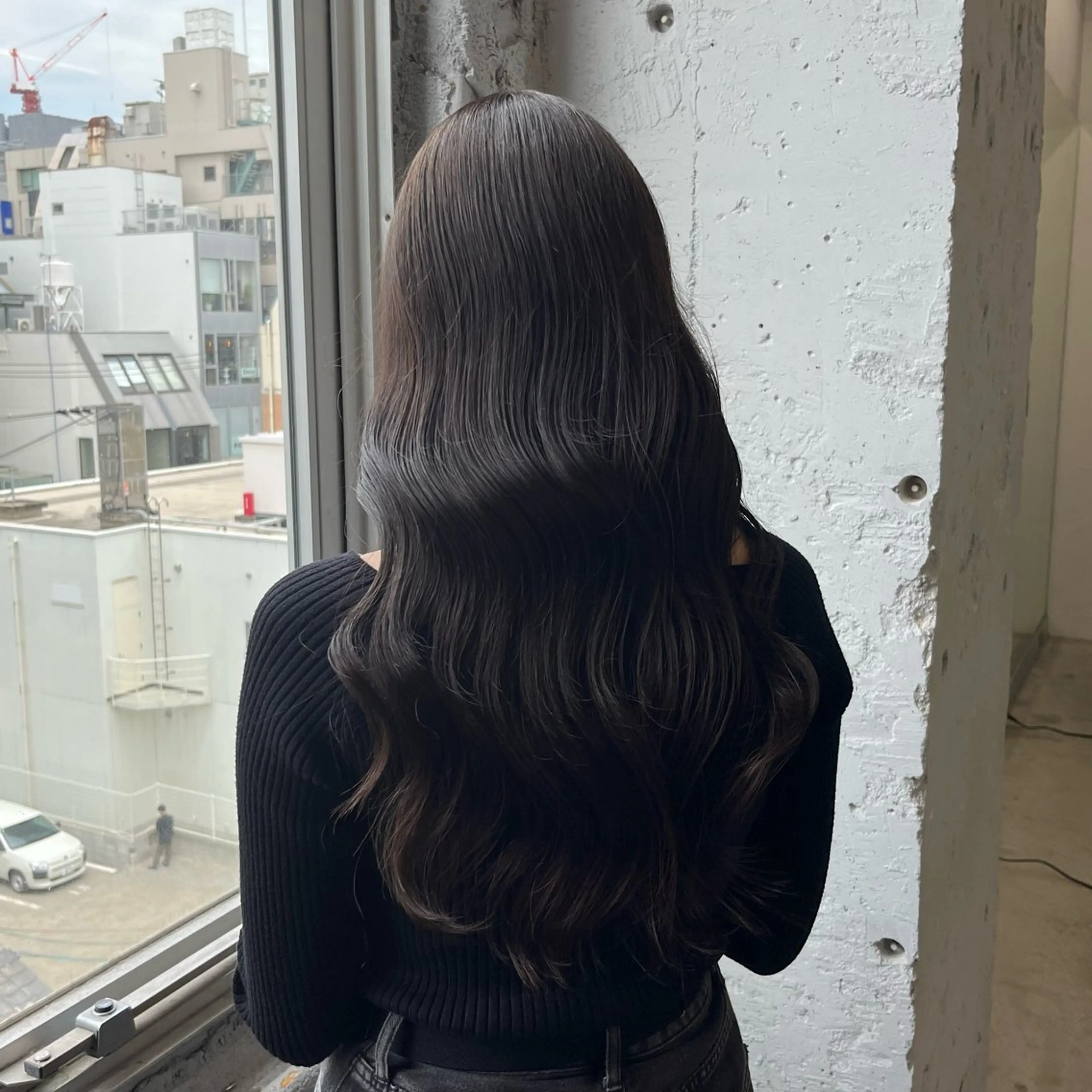 カラー ヘアカラー トリートメント 𝐲𝐮𝐮 / 透明感カラー🌱のヘアスタイル