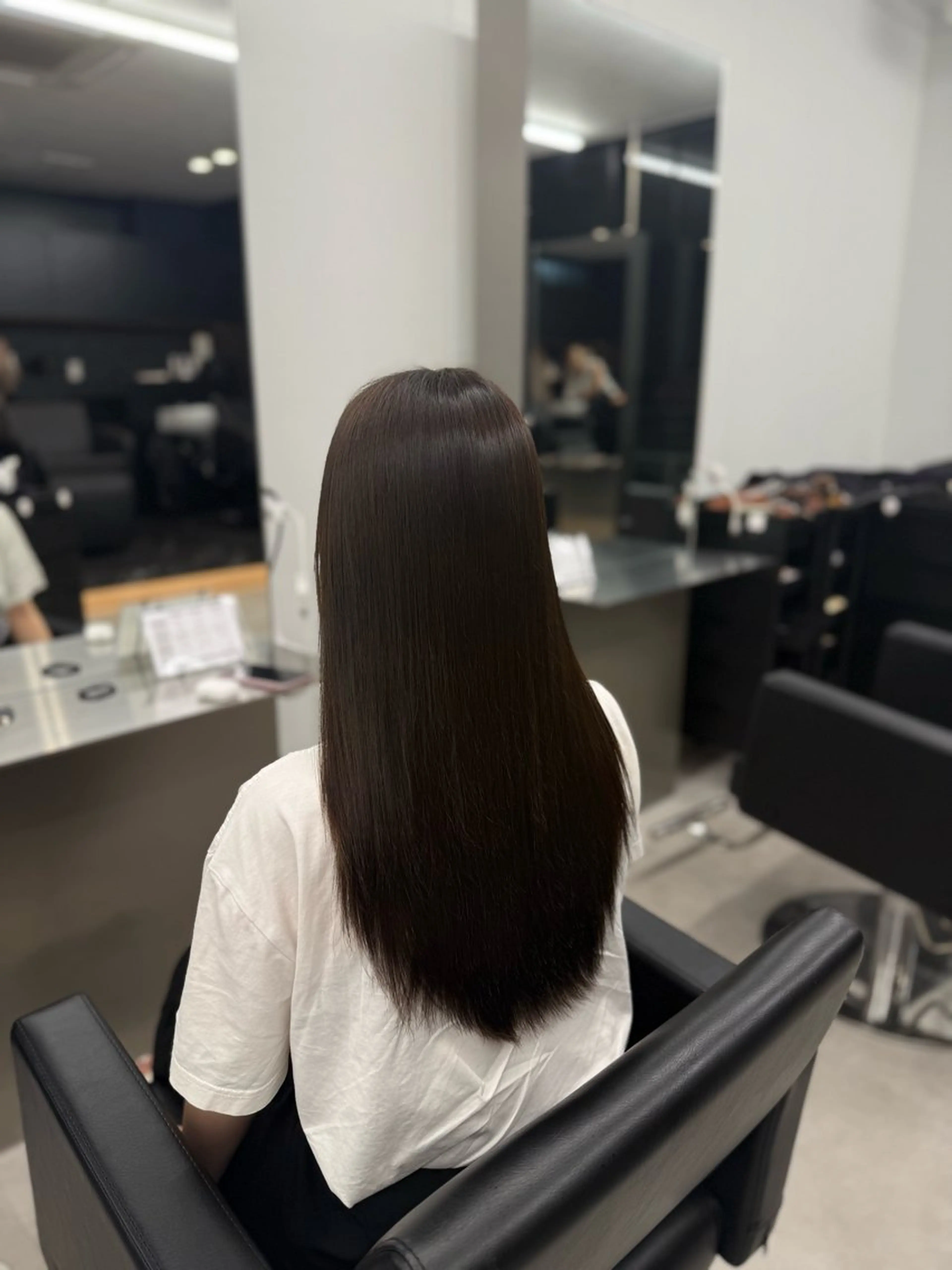 ロング カラー シールエクステ ブリーチ ダブルカラー ハイトーンカラー ブリーチなしカラー lapis福岡天神 まいのヘアスタイル