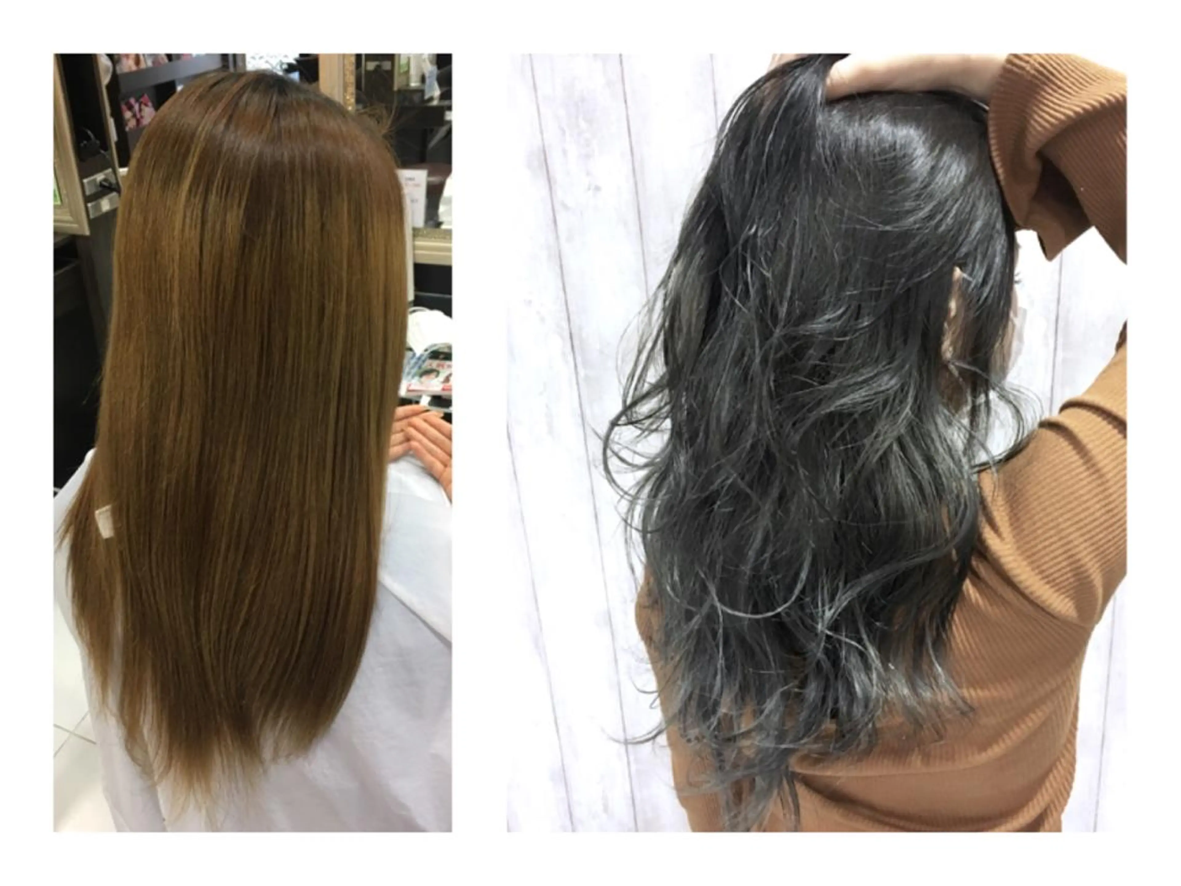 ロング カラー グレージュ イルミナカラー boutique misakiのヘアスタイル