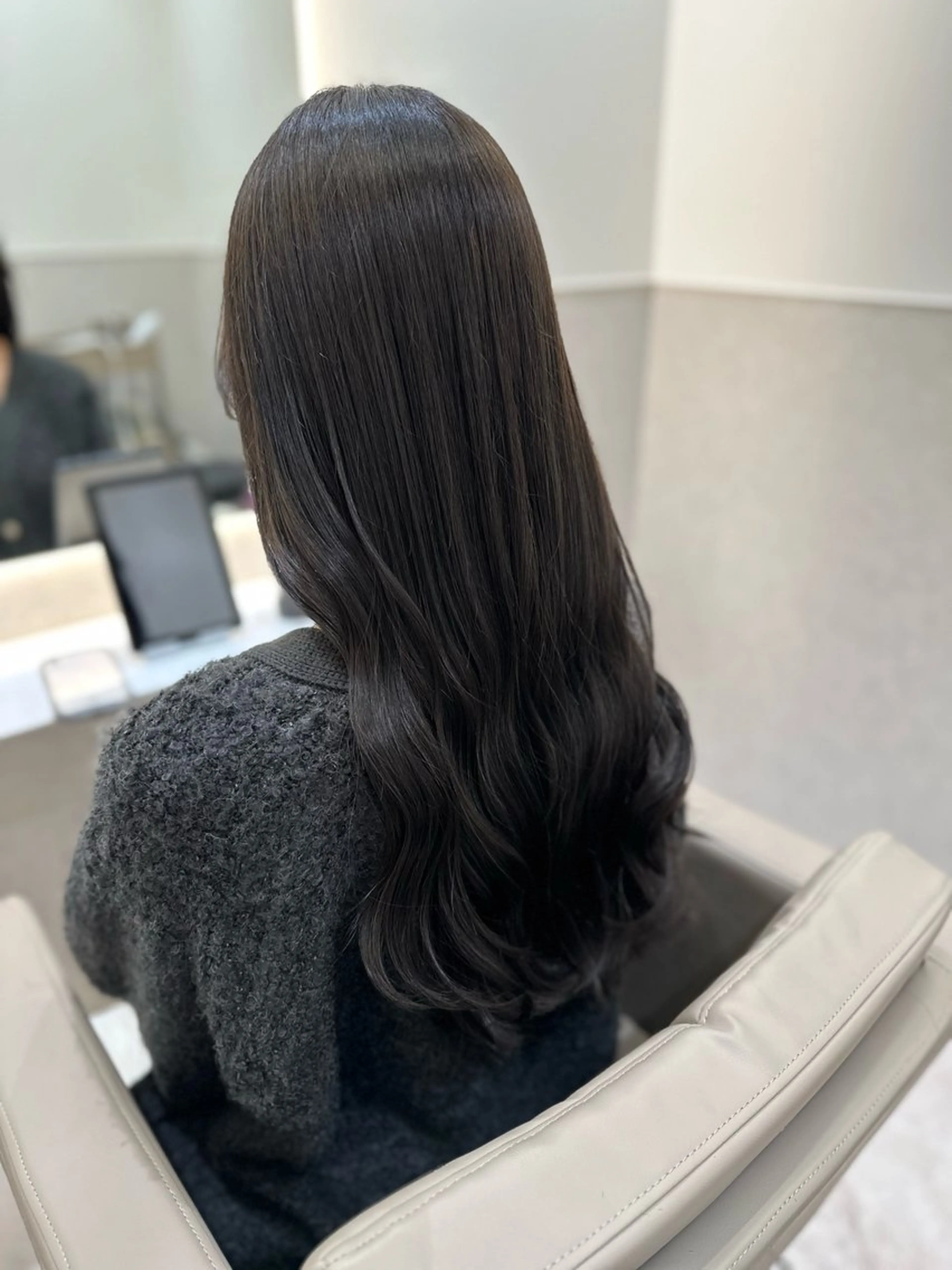 ロング カット ヘアカラー トリートメント 縮毛矯正/髪質改善 レイヤー/山内健太郎のヘアスタイル