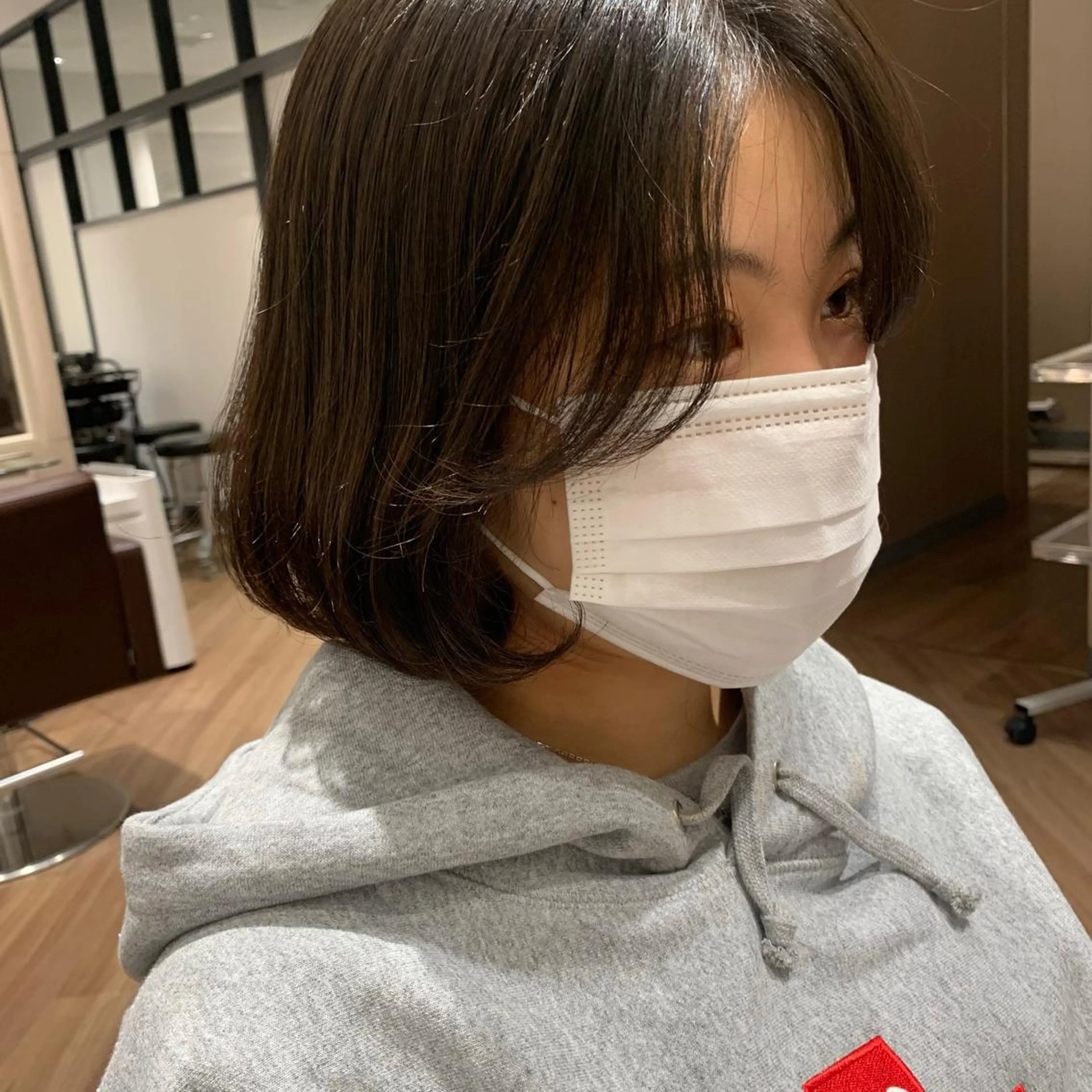 ミディアム ごとう さなのヘアスタイル
