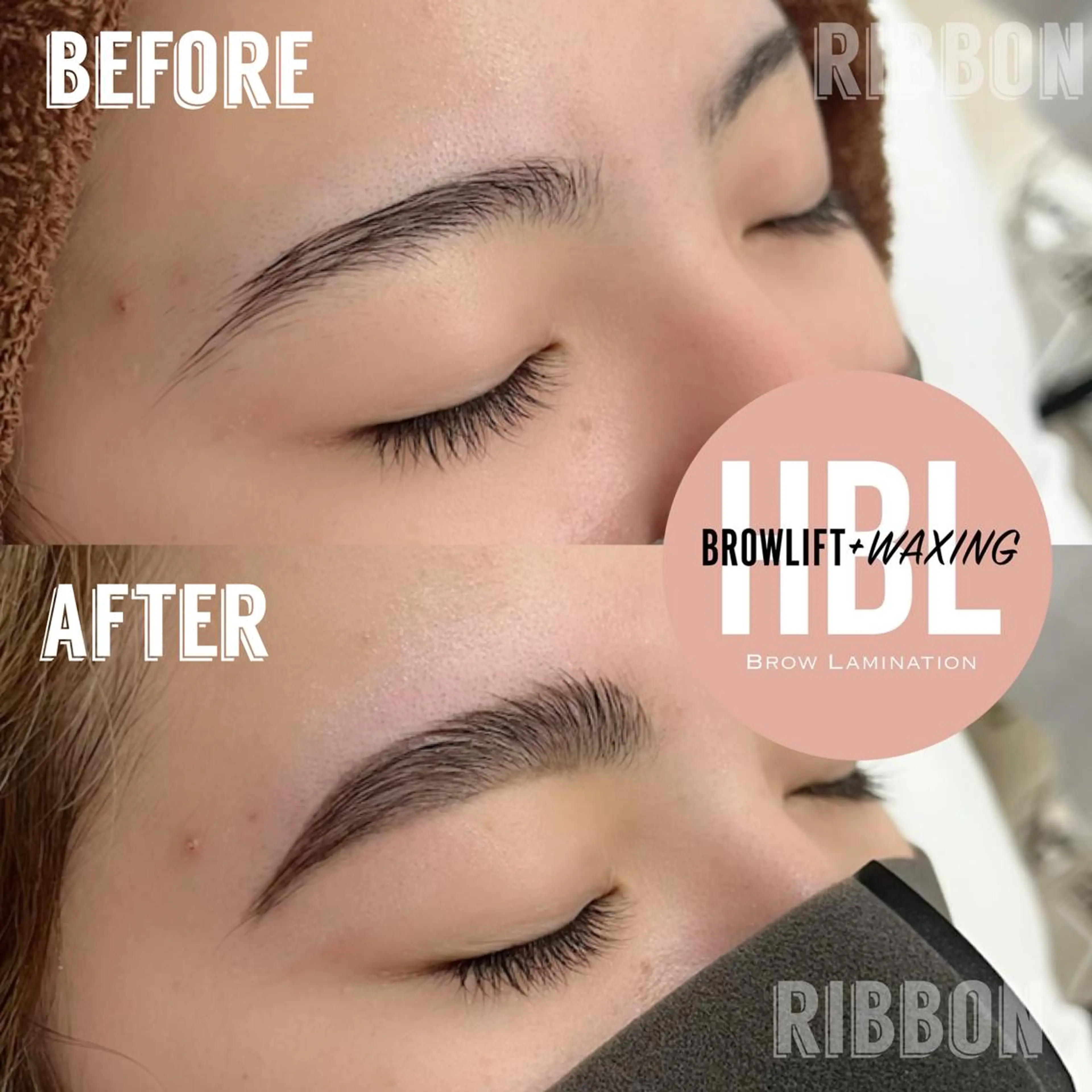 アイブロウ ハリウッドブロウリフト ワックス脱毛 その他(アイブロウ) Ribbon京都駅前店所属・KYOKO 🖤の眉毛・アイブロウイメージ