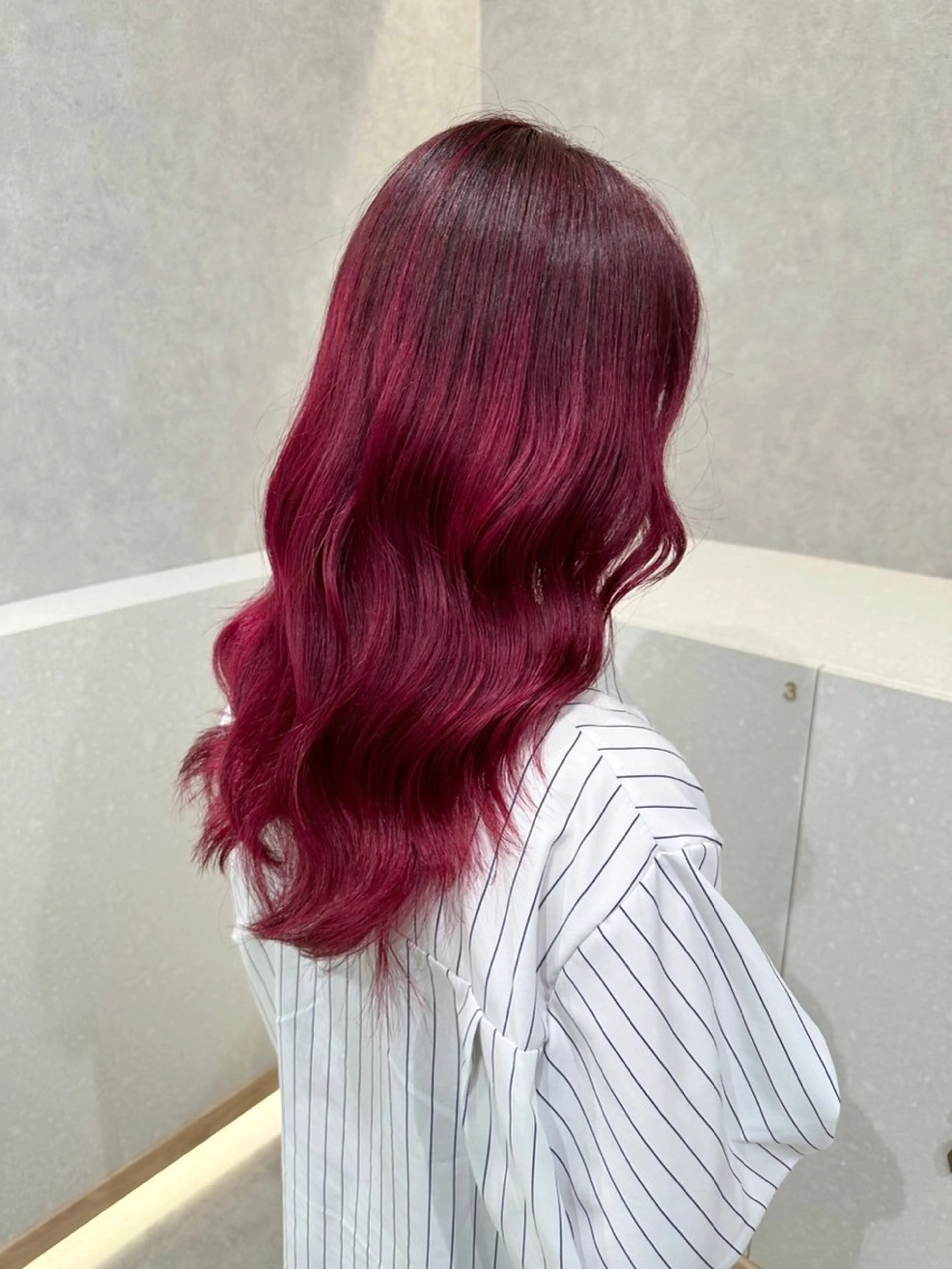 ロング 縮毛矯正/ まなかのヘアスタイル