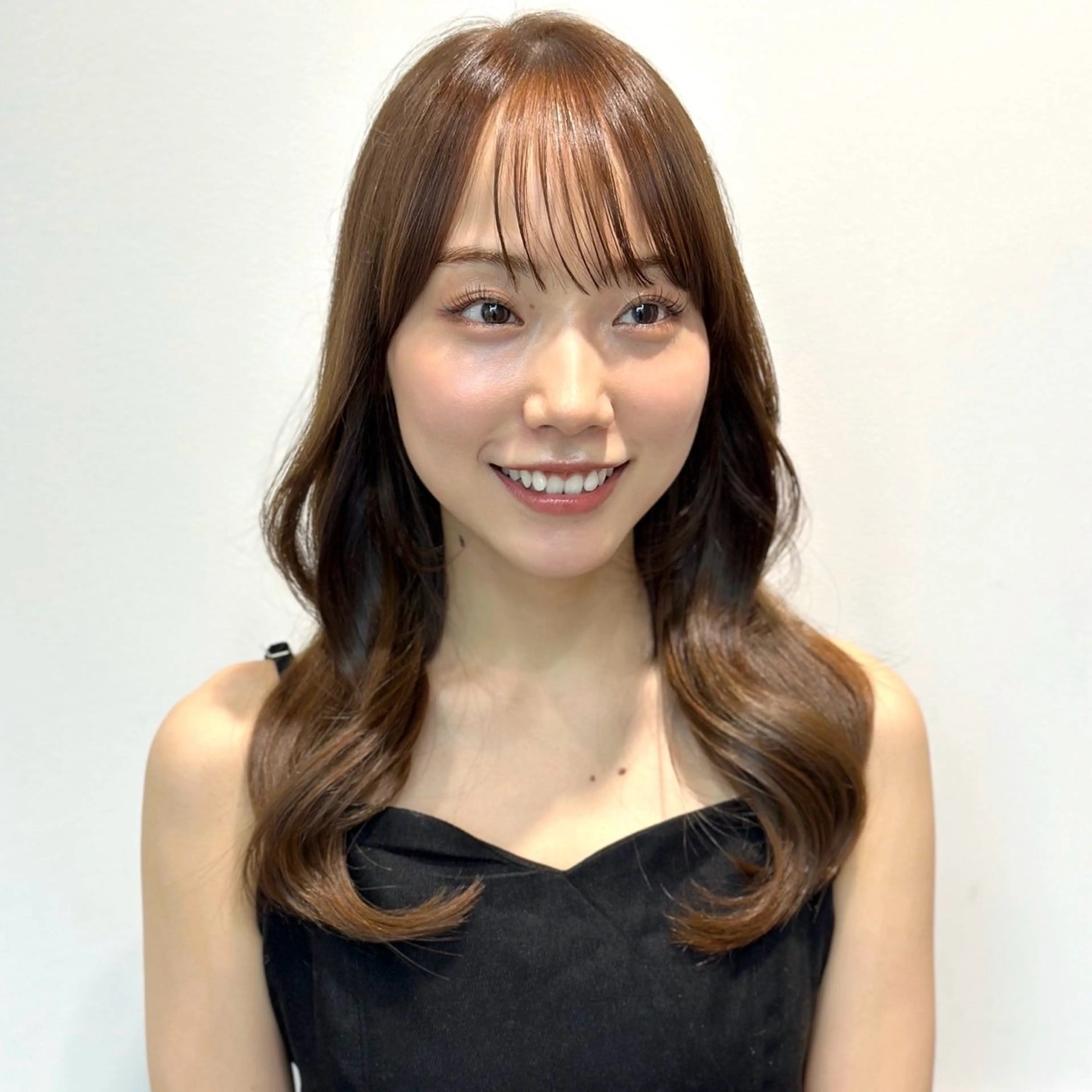 ロング カラー ヨシンモリ ヘアカラー トリートメント take/ショート& レイヤーカット/銀座のヘアスタイル