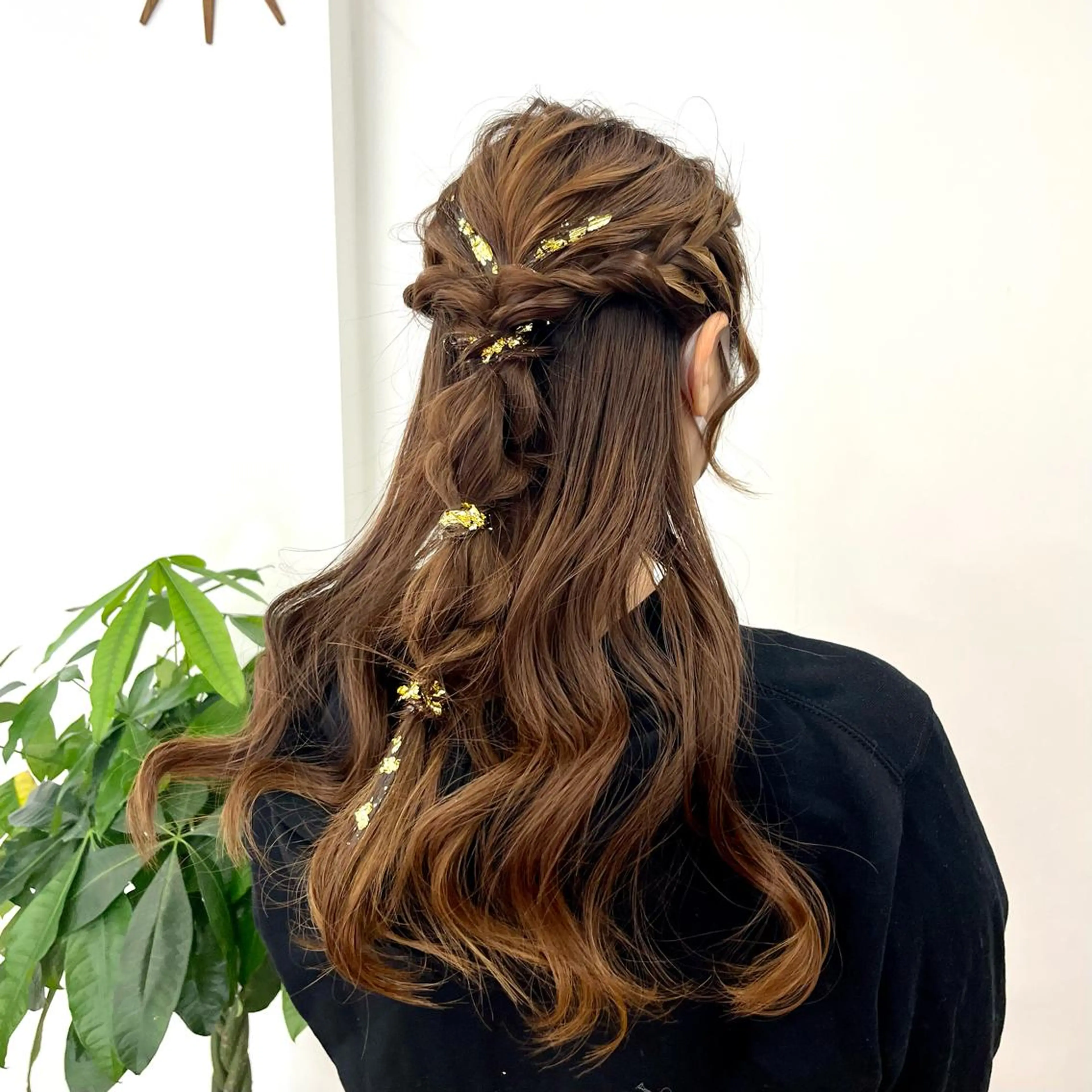 ロング カラー ヘアアレンジ 成人式 結婚式・ブライダル HIROKO / 透明感暖色カラー🎀のヘアスタイル