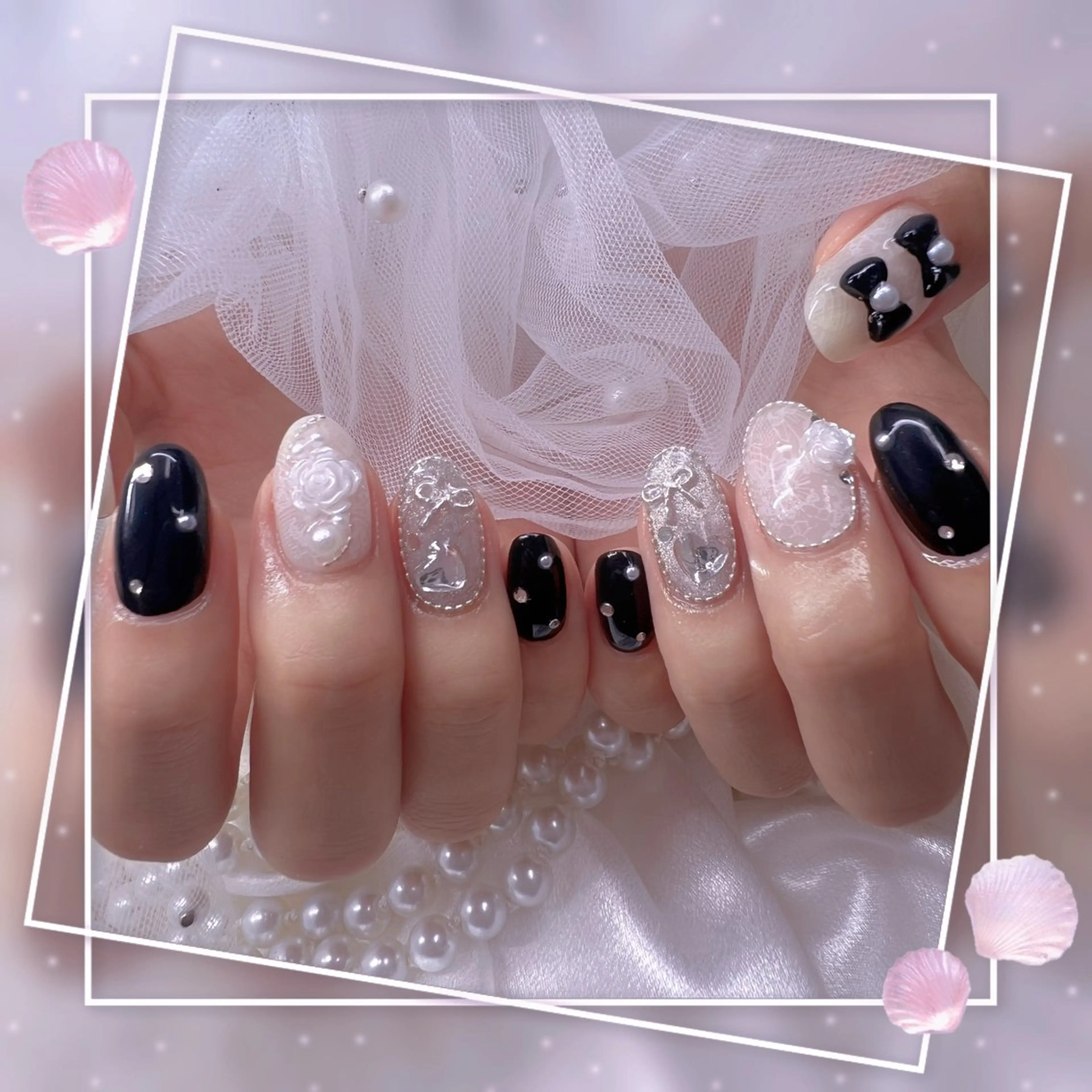 ネイル チークネイル ガーリー グラデーション マグネットネイル ピンク ハンドネイル ハンドケア Chill Nailsalonのネイルデザイン