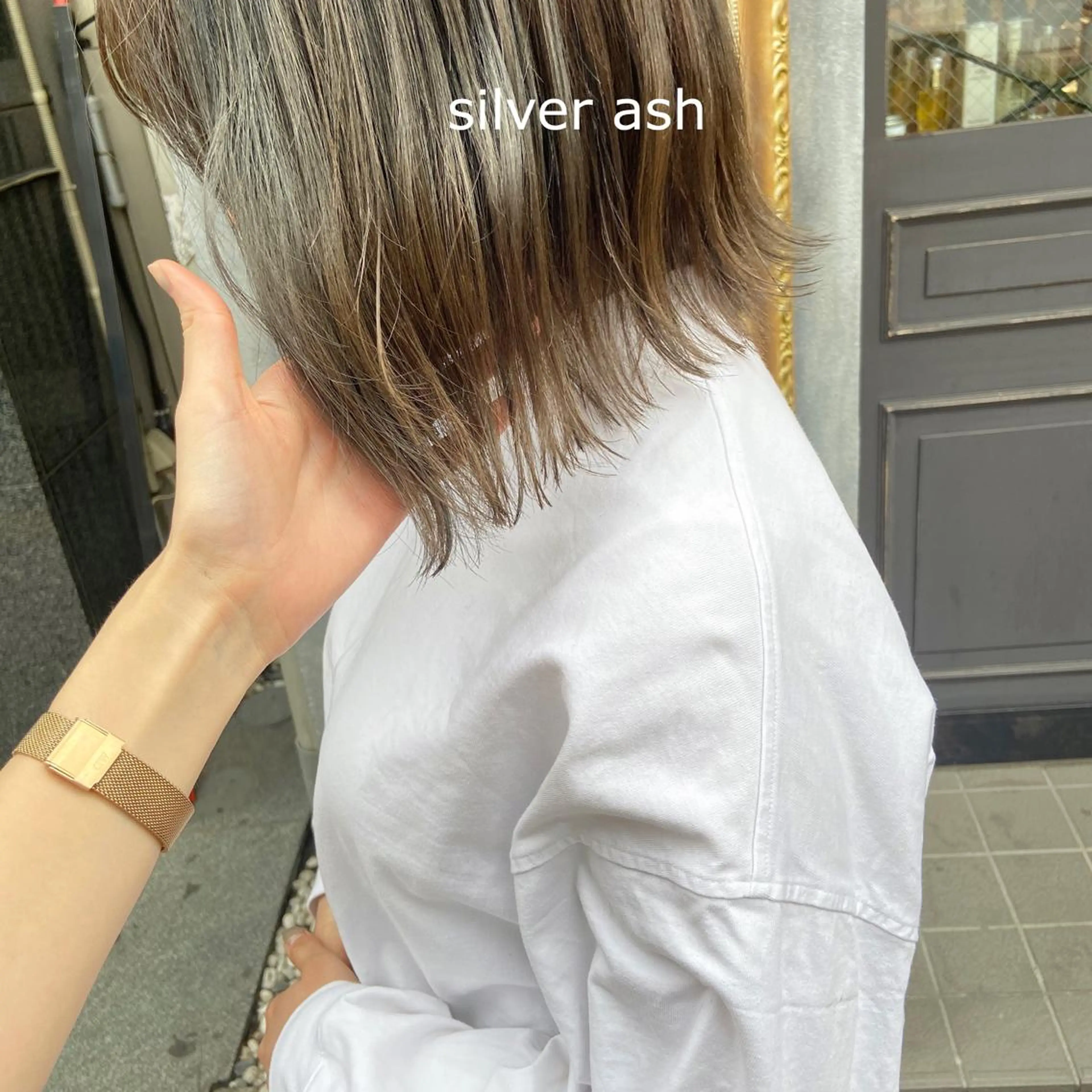 ミディアム カラー GLROW haruhiのヘアスタイル