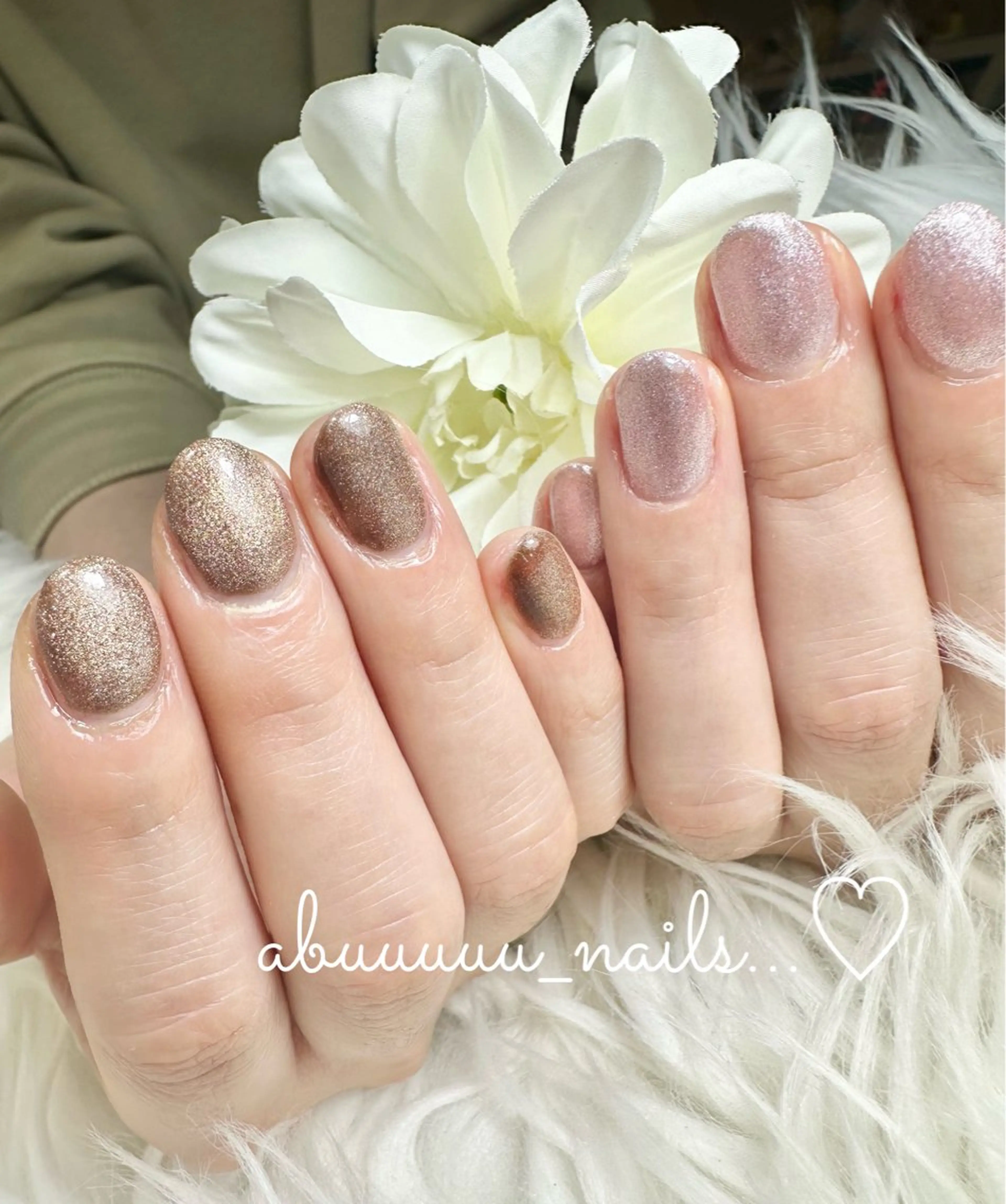 ネイル マグネットネイル abuuuuu nailsのネイルデザイン