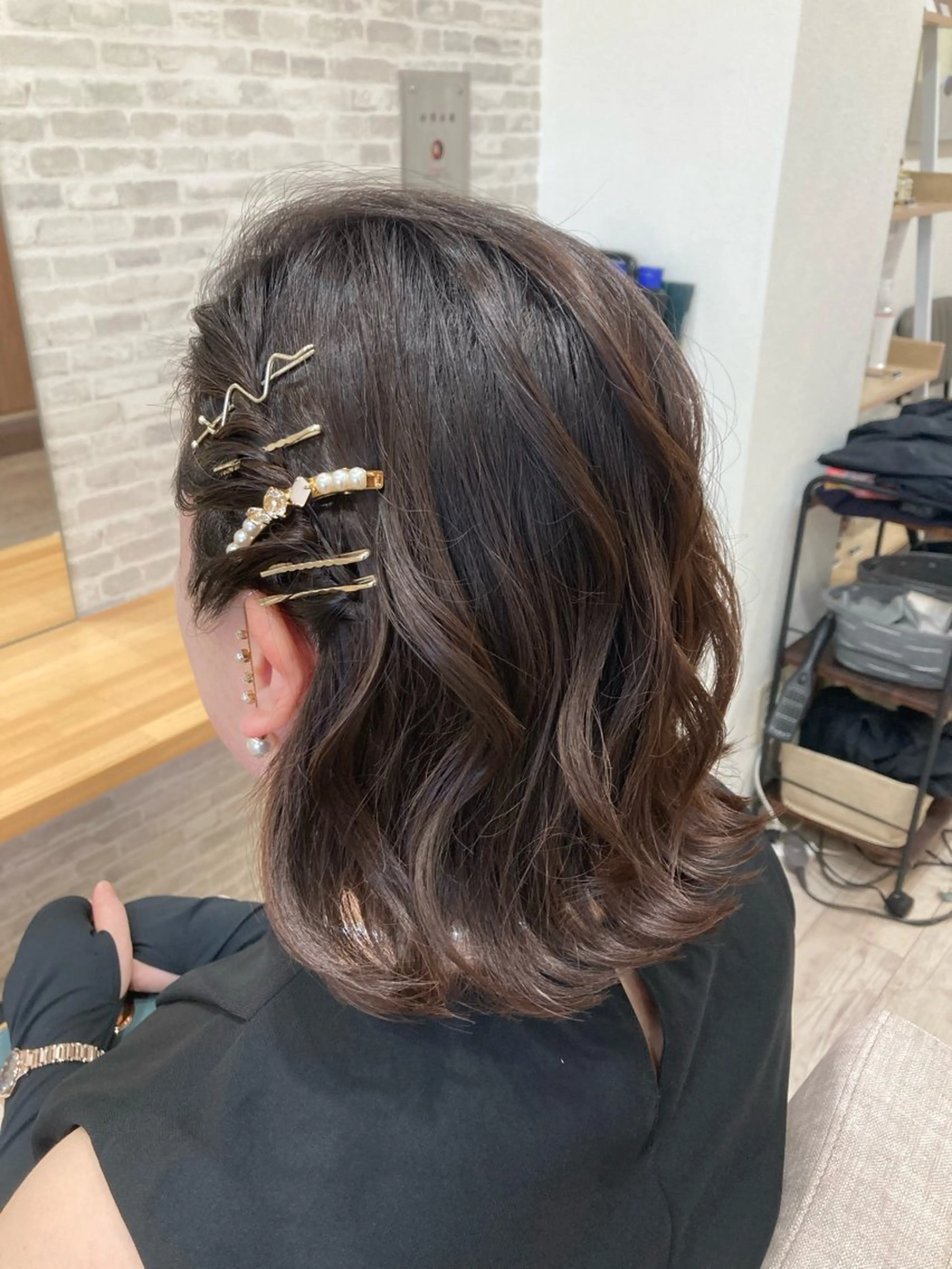 ミディアム ヘアアレンジ 結婚式・ブライダル ヘアセット Gypsoly ☺︎ゆきのその他イメージ