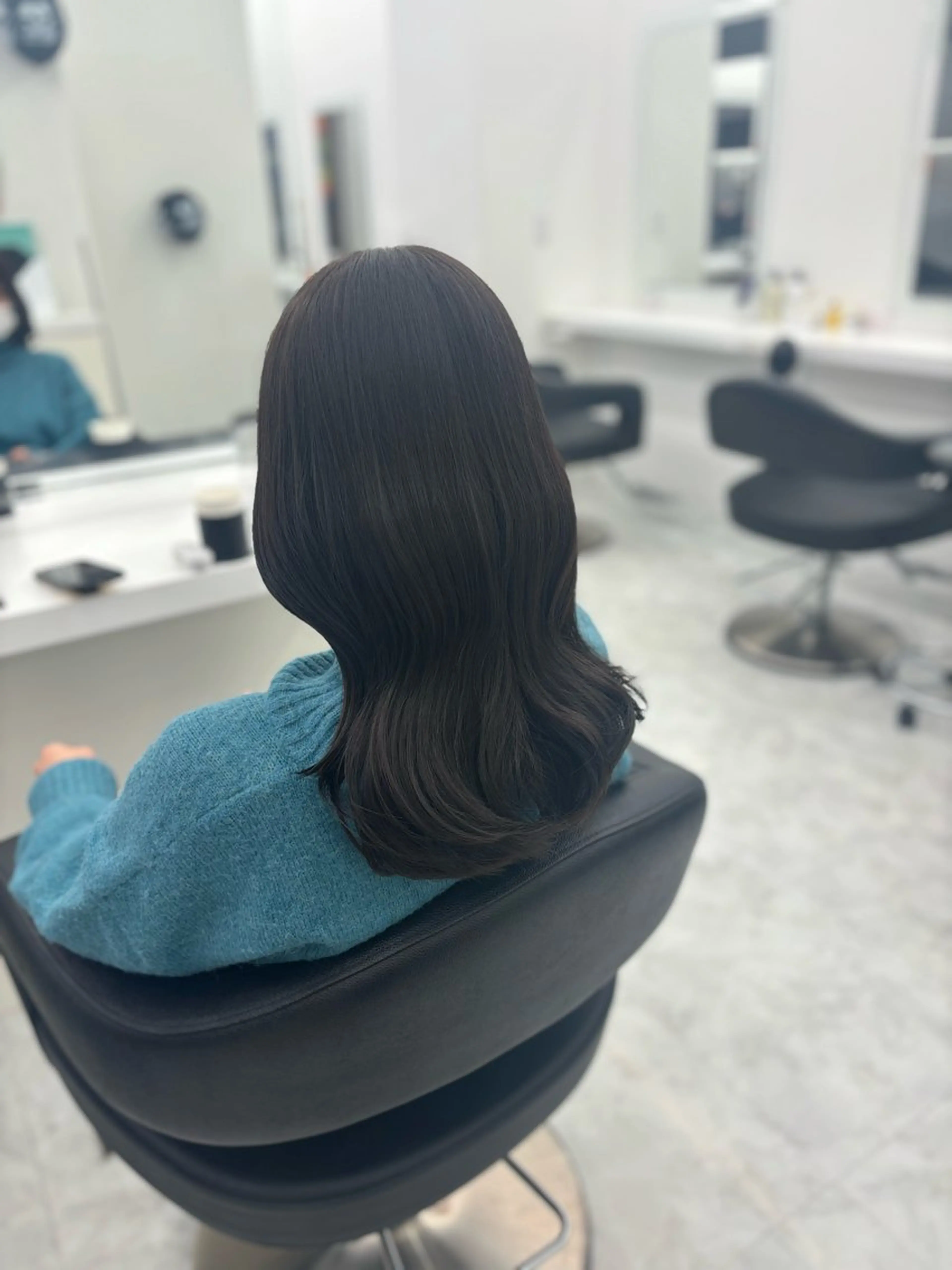 セミロング カラー カット ヘアカラー トリートメント 🤍レイヤー/顔周り 暖色hirari🤍のヘアスタイル