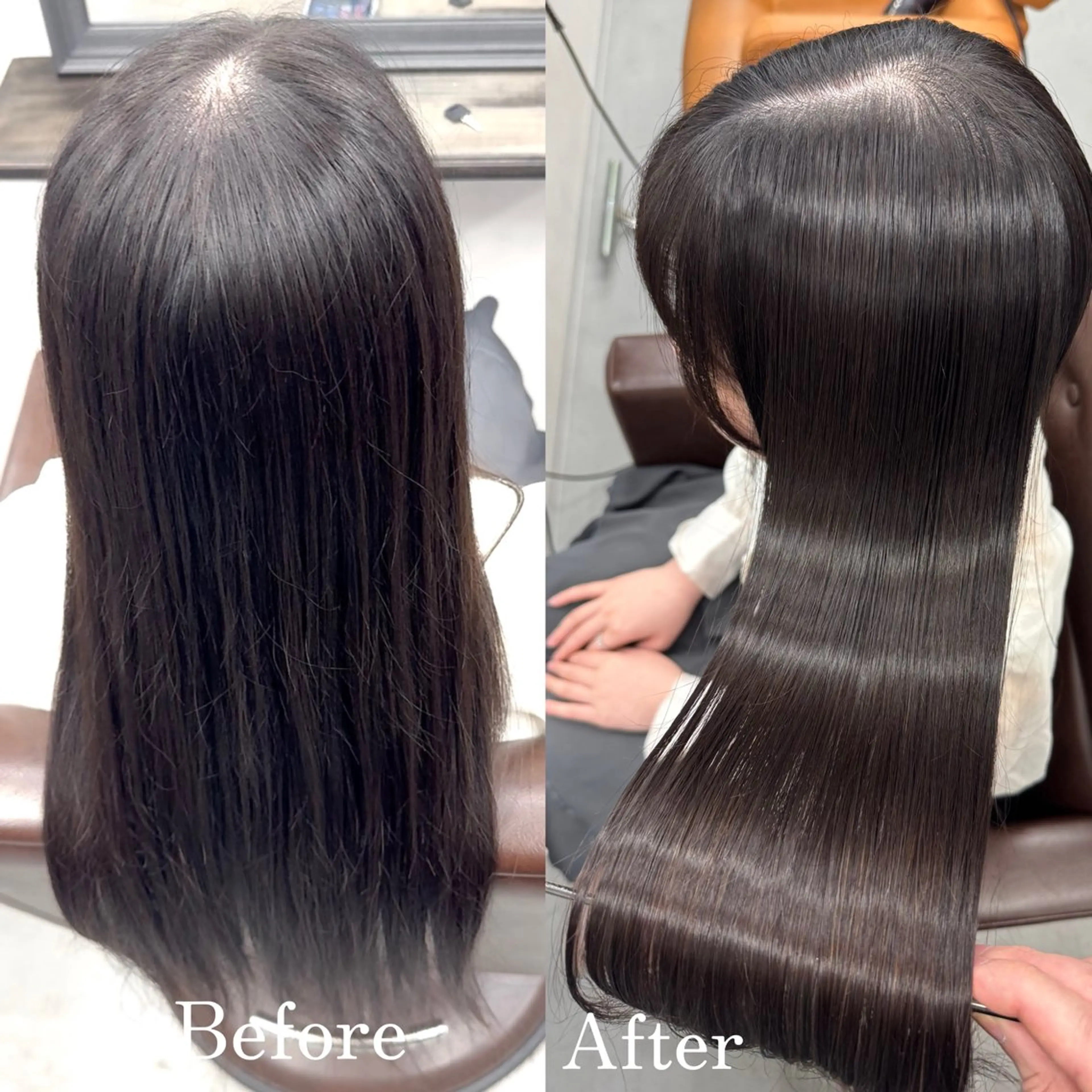 ロング カット 縮毛矯正 トリートメント XYZ所属・縮毛矯正/髪質改善 韓国風/MIKIYAのヘアスタイル