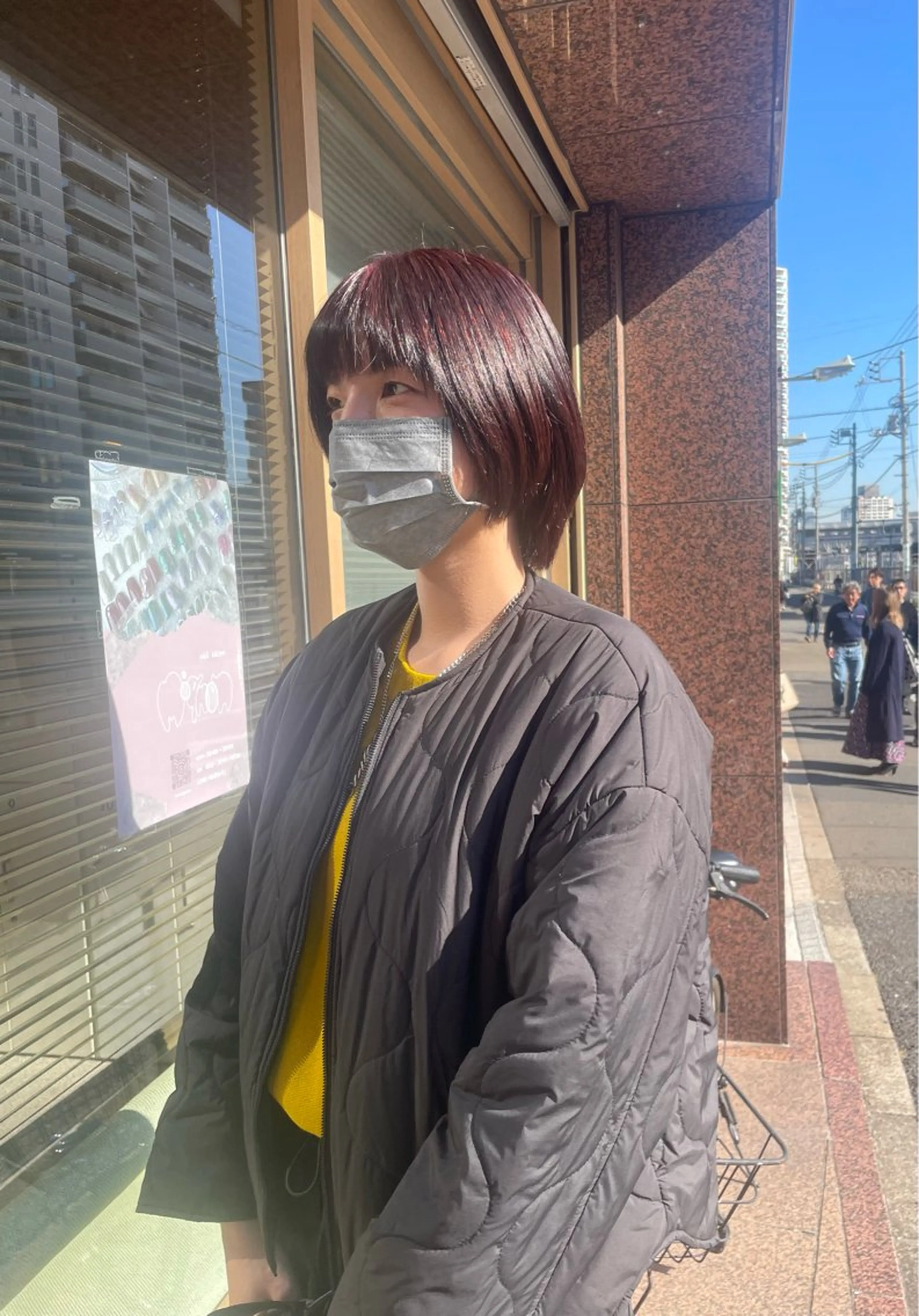 ショート カラー ピンクカラー ピンクパープル パープルカラー 髪質改善/Bloss om🌷高橋沙衣のヘアスタイル