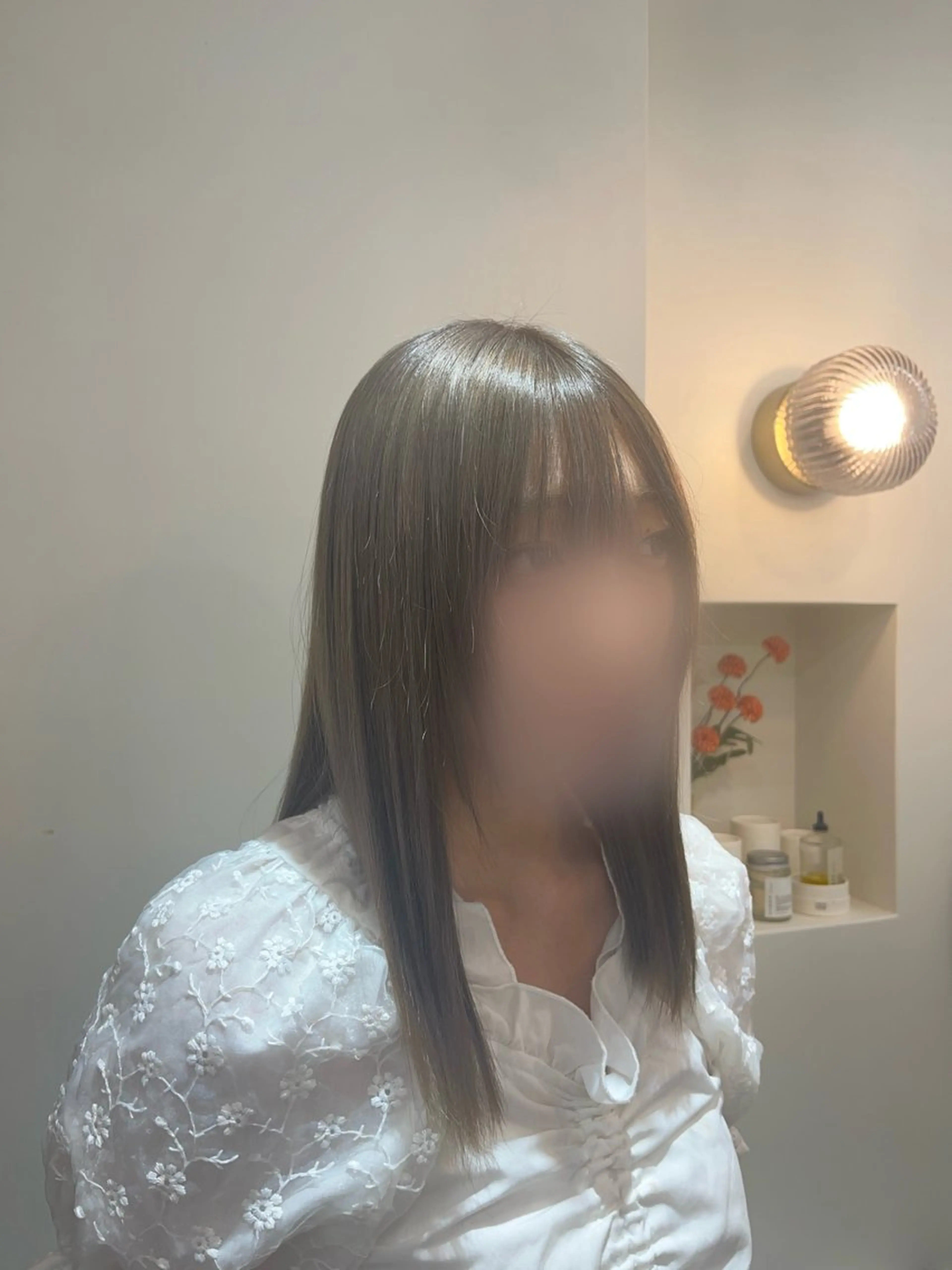 セミロング カラー ヘアアレンジ 【혁명】さら/사라: Korean🍀のヘアスタイル