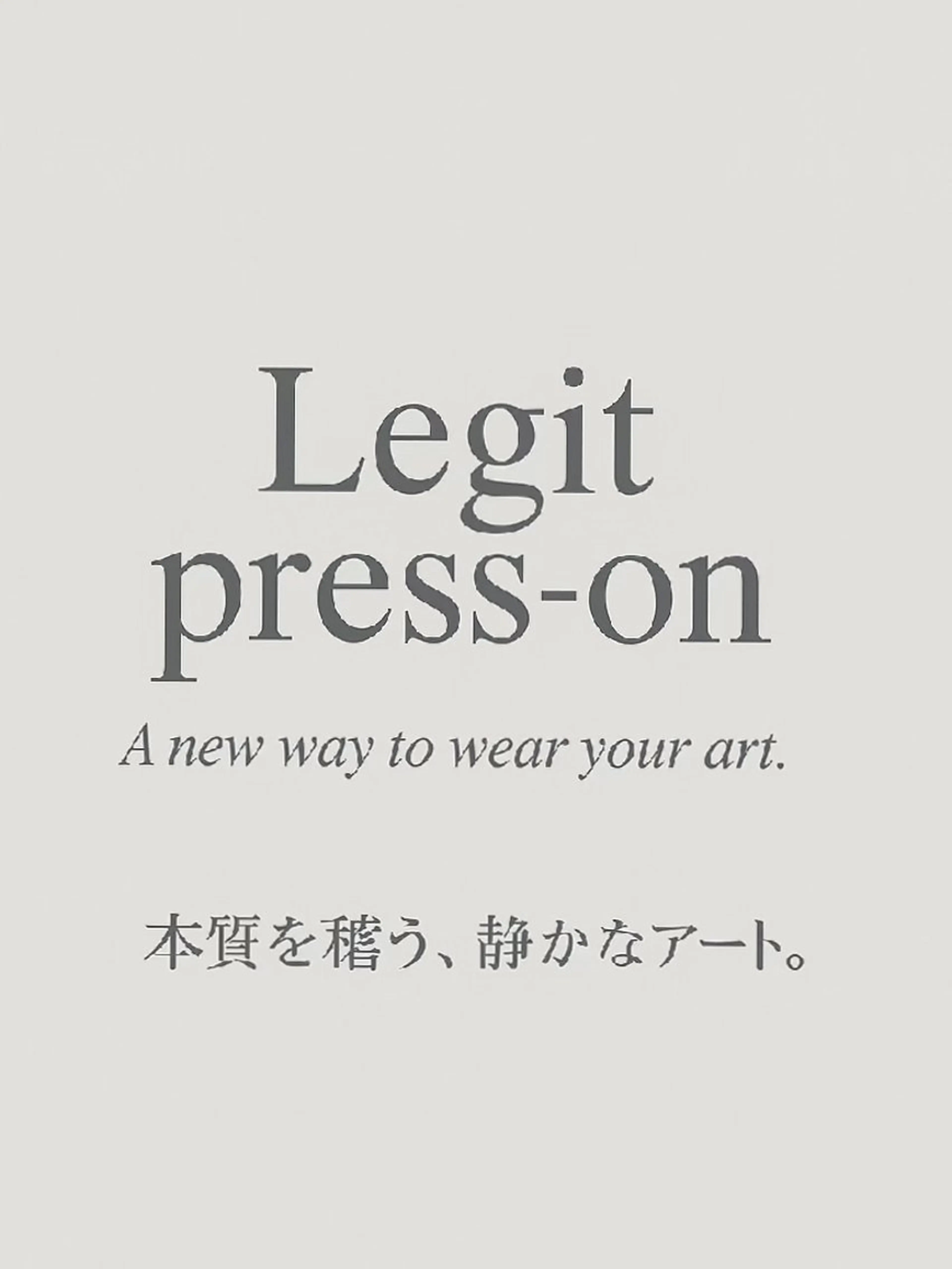 ネイル ネイルチップ Legit nail salonのネイルデザイン