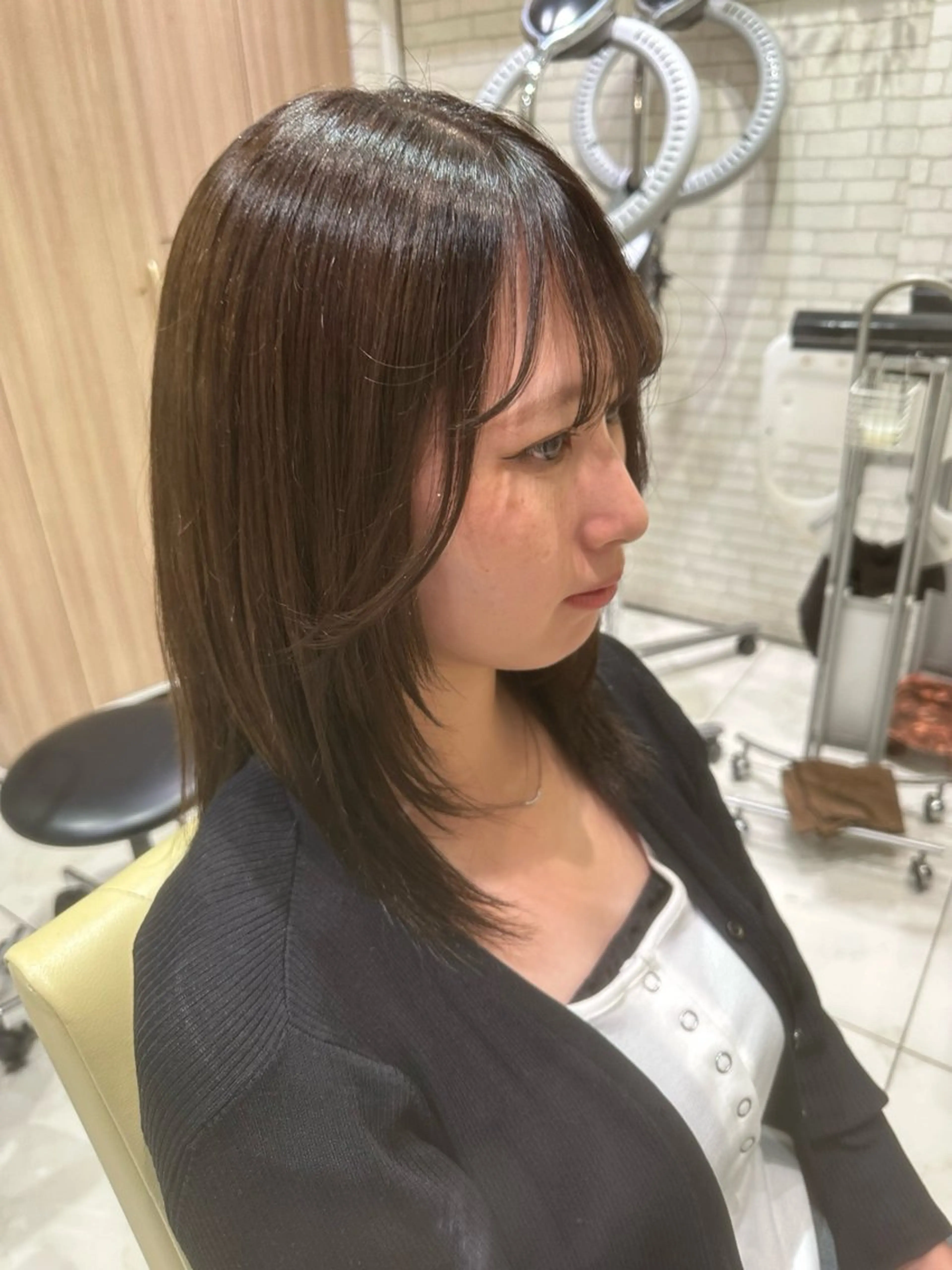 セミロング カラー ヘアカラー 💎玉村 愛李💎 【ash 津田沼店】のヘアスタイル