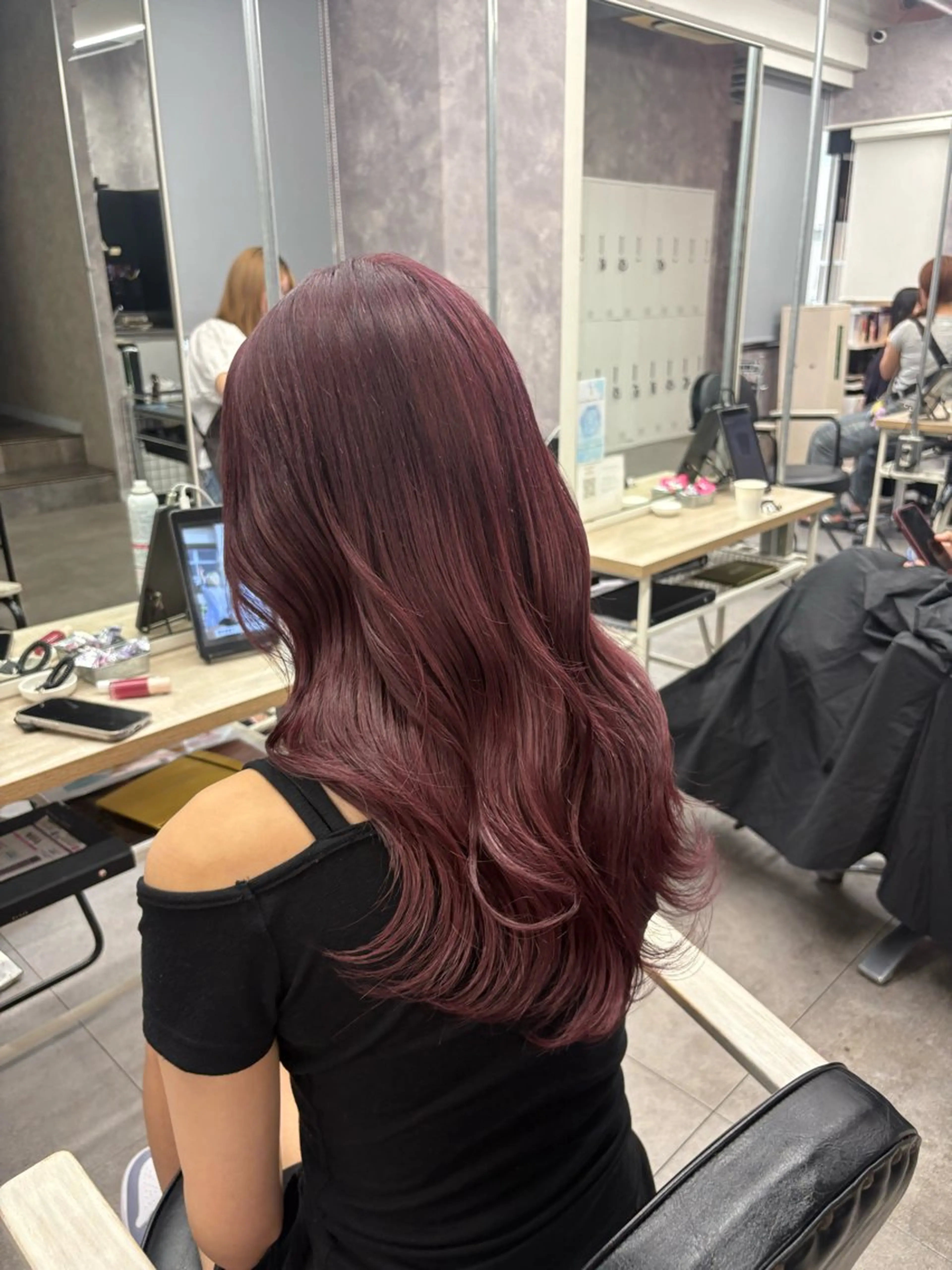 セミロング カラー ヘアカラー トリートメント 柔らかカラー/ レイヤーYUTO🧋のヘアスタイル