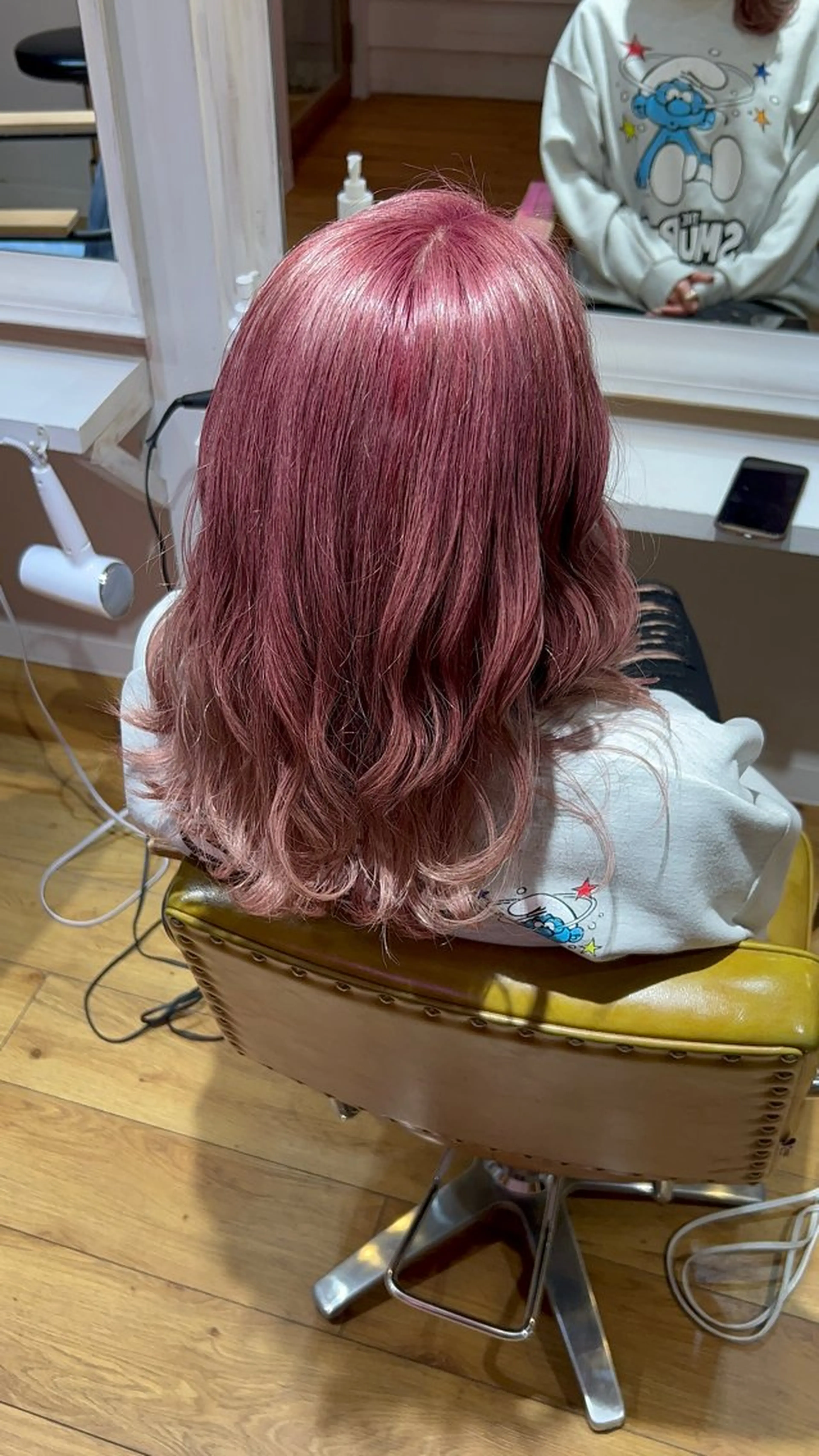 ロング カット ヘアカラー トリートメント 【韓国暗髪】 ×【暖色系】圭真のヘアスタイル