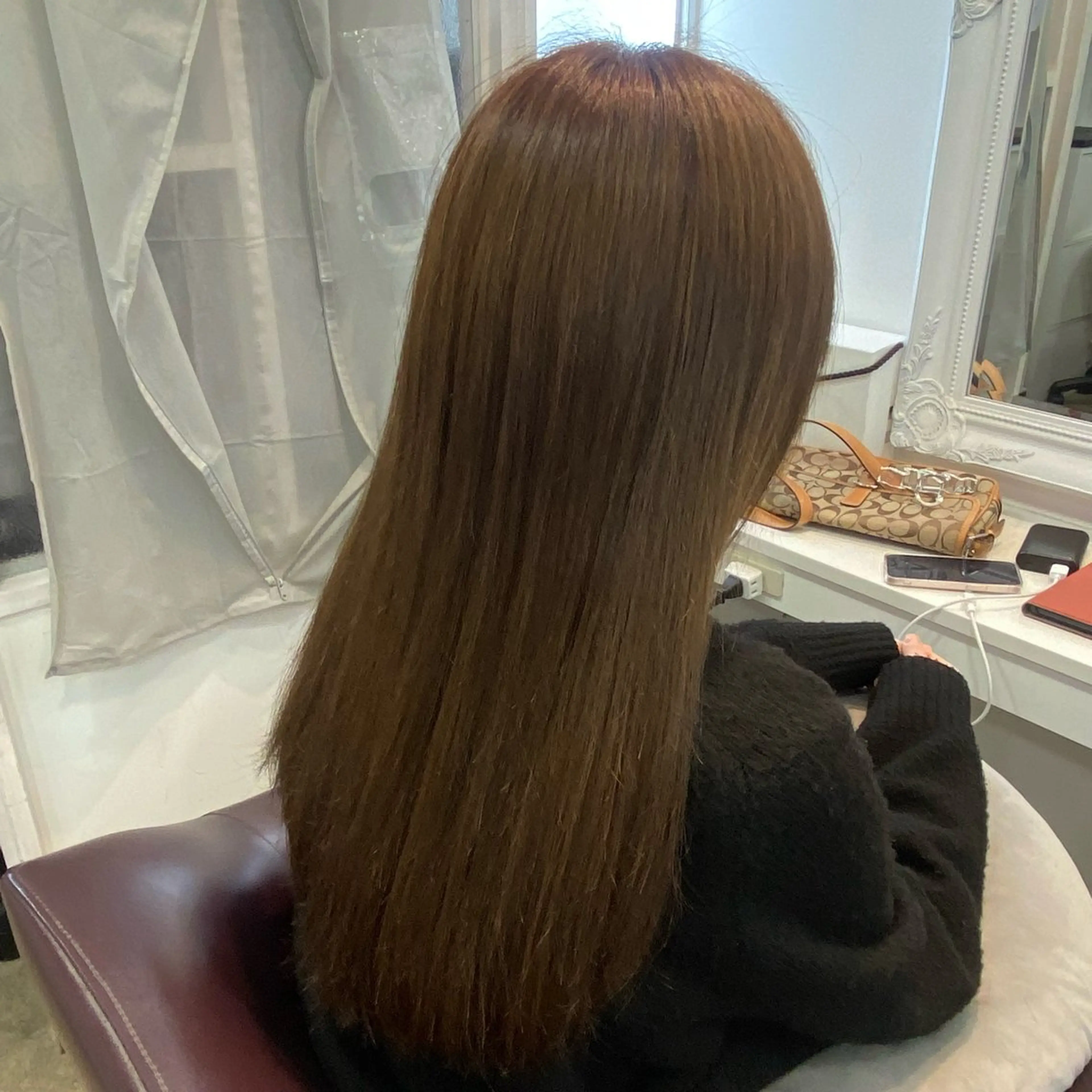 ロング カラー ベージュカラー 透明感カラー ヘアカラー 山口 沙織 /大森🪞🎀のヘアスタイル
