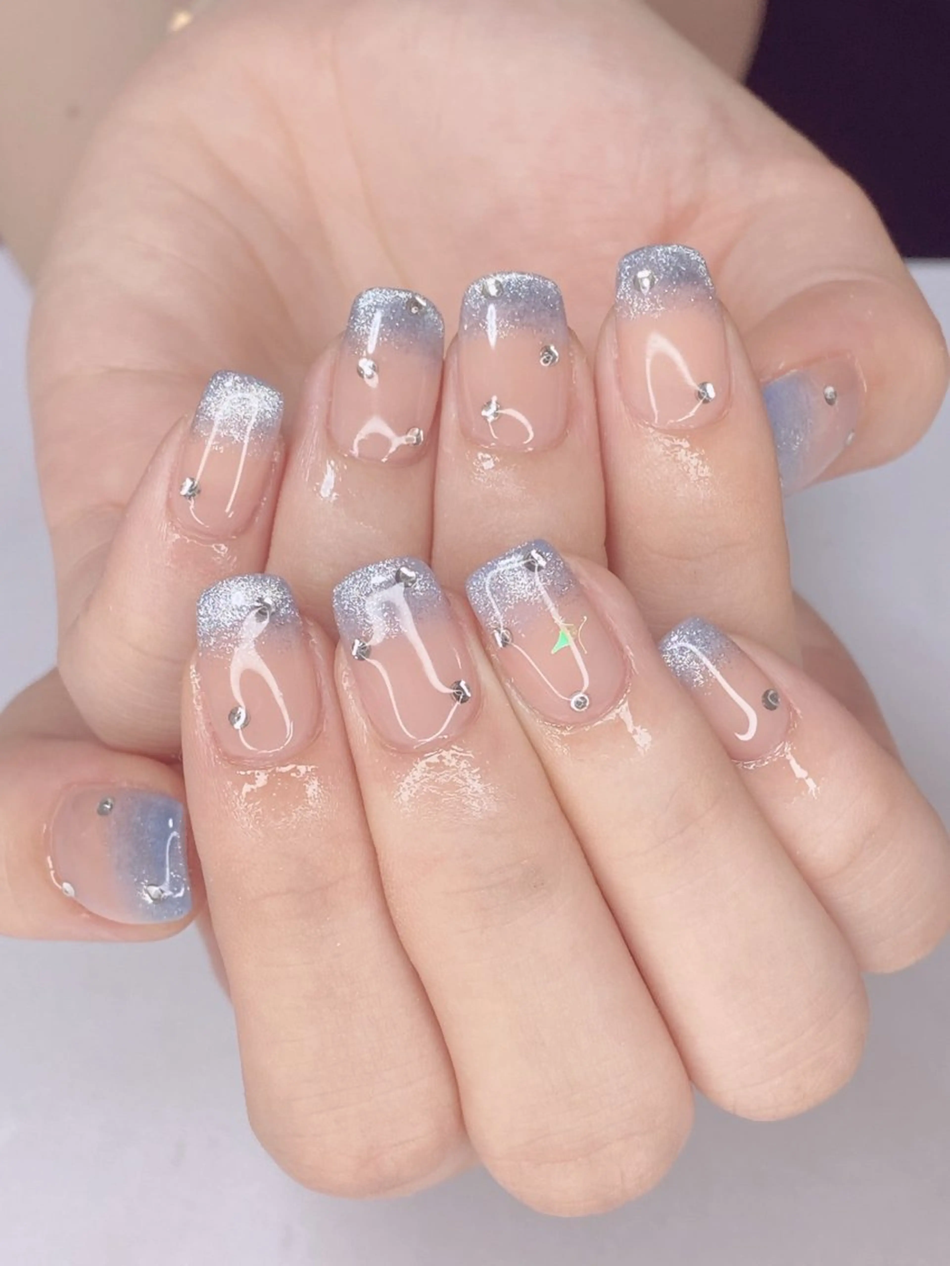 ネイル アートネイル オーロラネイル 桜ネイル クリアネイル フットネイル Ｎail Ｓalon ertiのネイルデザイン