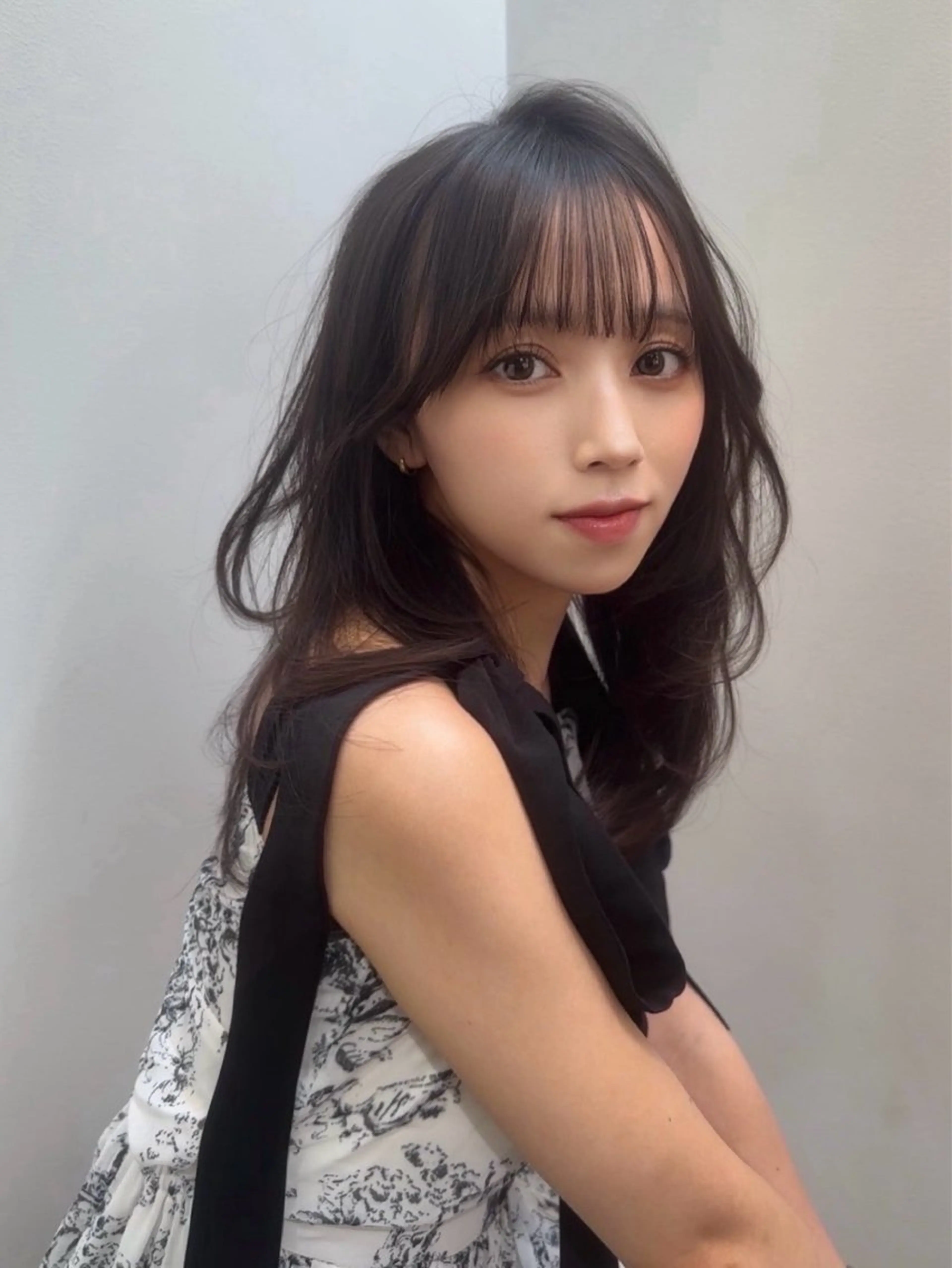 セミロング カット トリートメント レイヤーカット/ 鐙大斗アブミヒロトのヘアスタイル