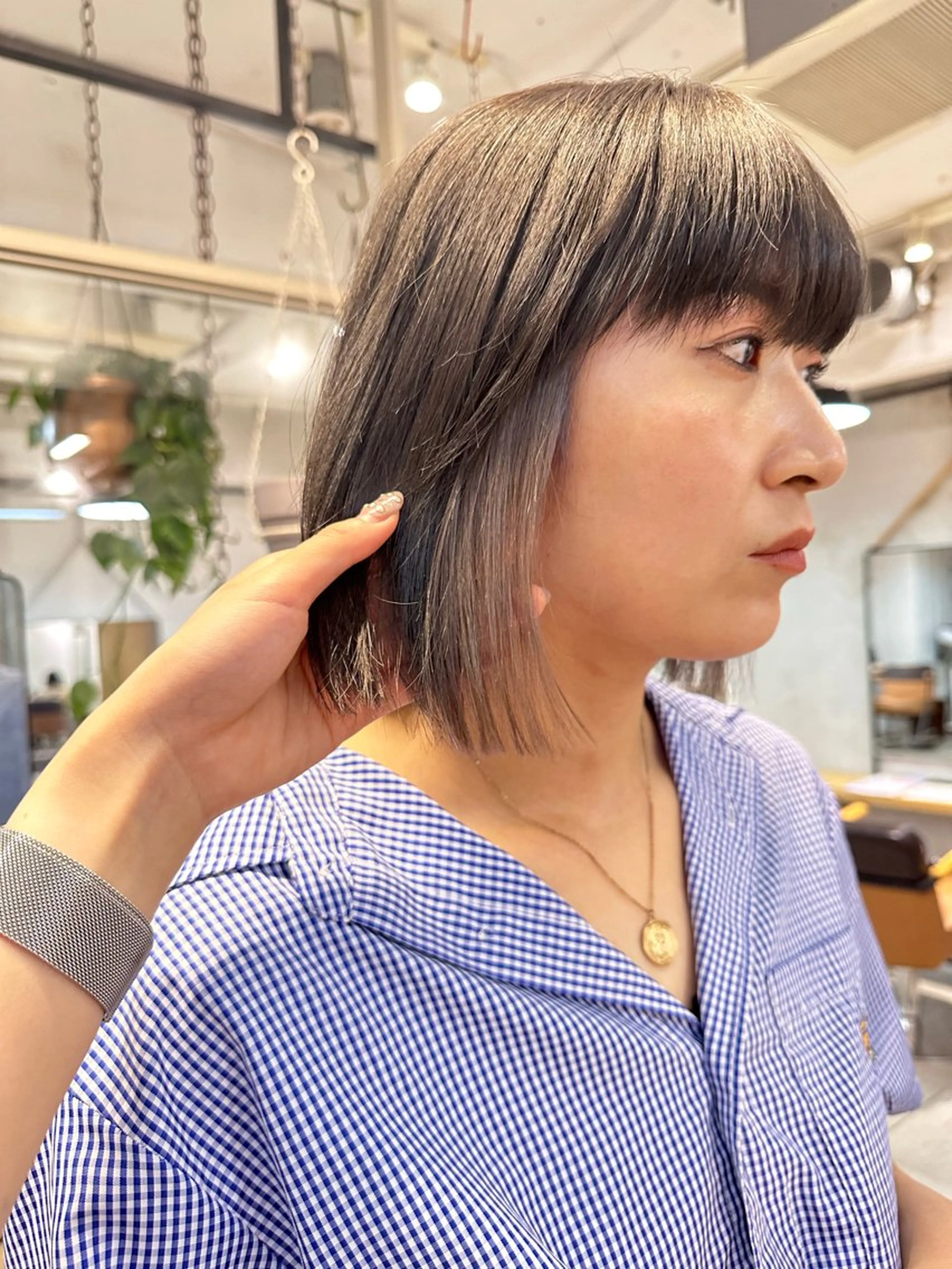 ショート カラー REINA☁️透明感 カラー/ぷつっと♡のヘアスタイル