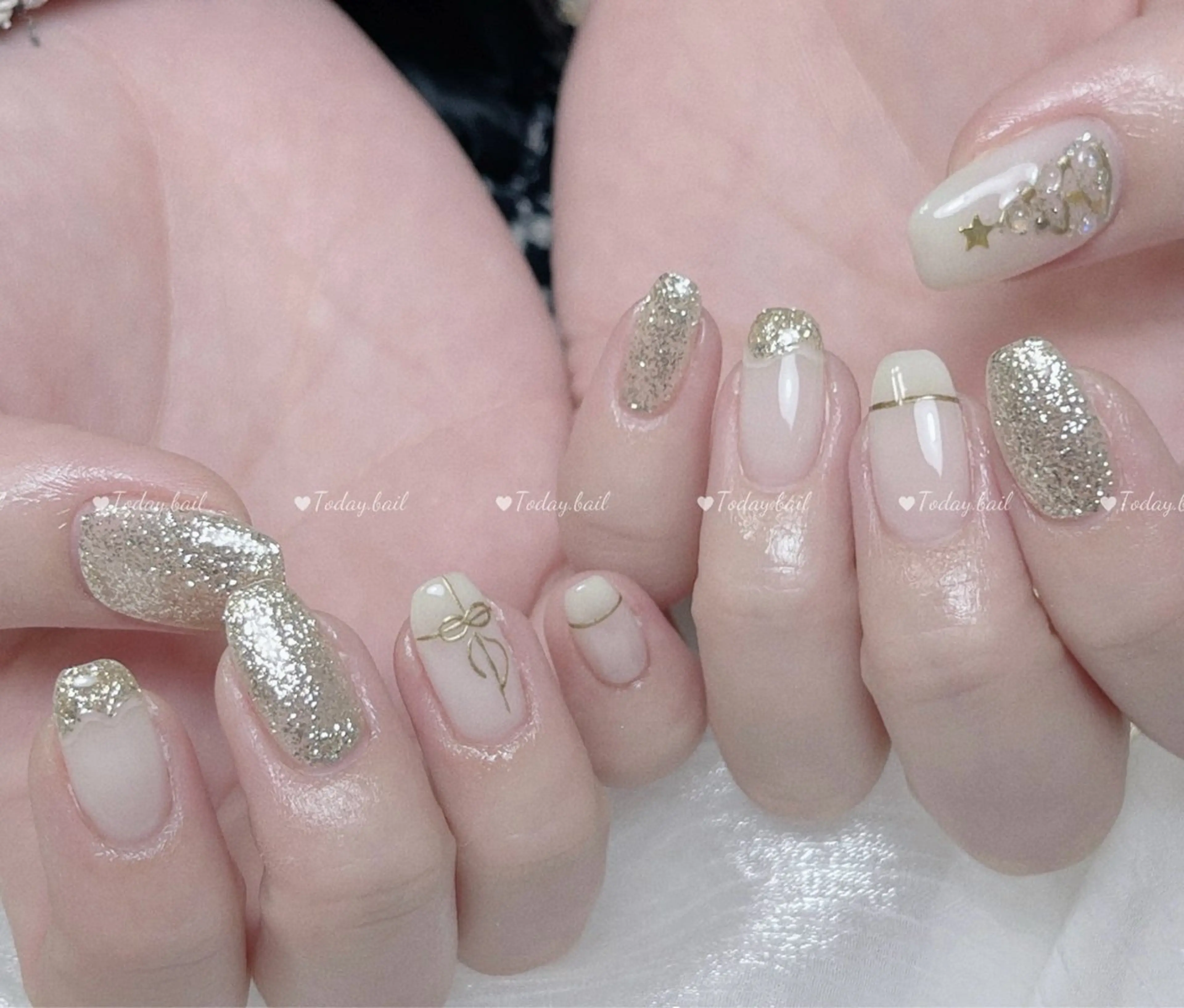 ネイル ハンドネイル 🎀Today nail💅のネイルデザイン