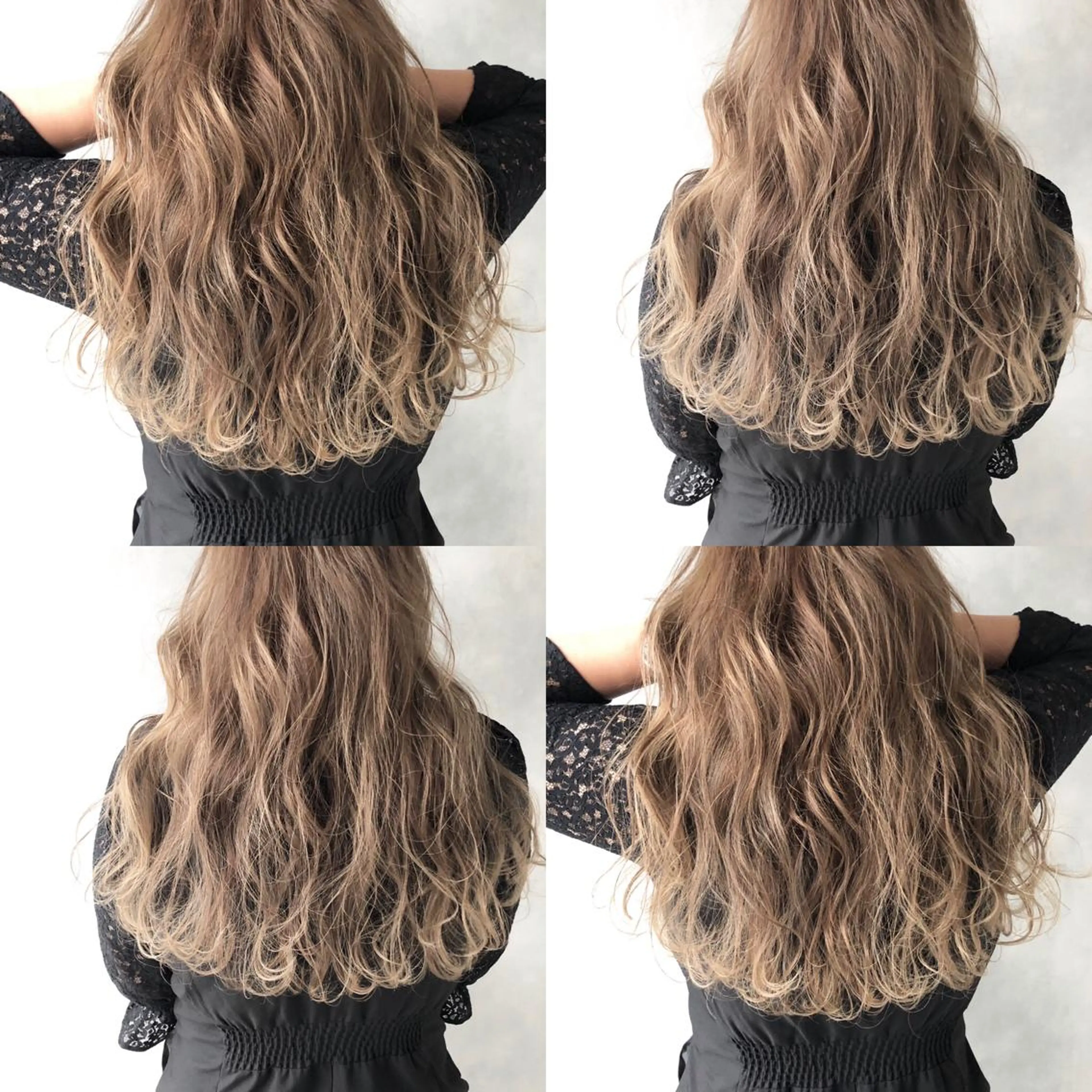 ロング ハイライト ヘアカラー トリートメント 小澤大輔 YOLO hairのヘアスタイル