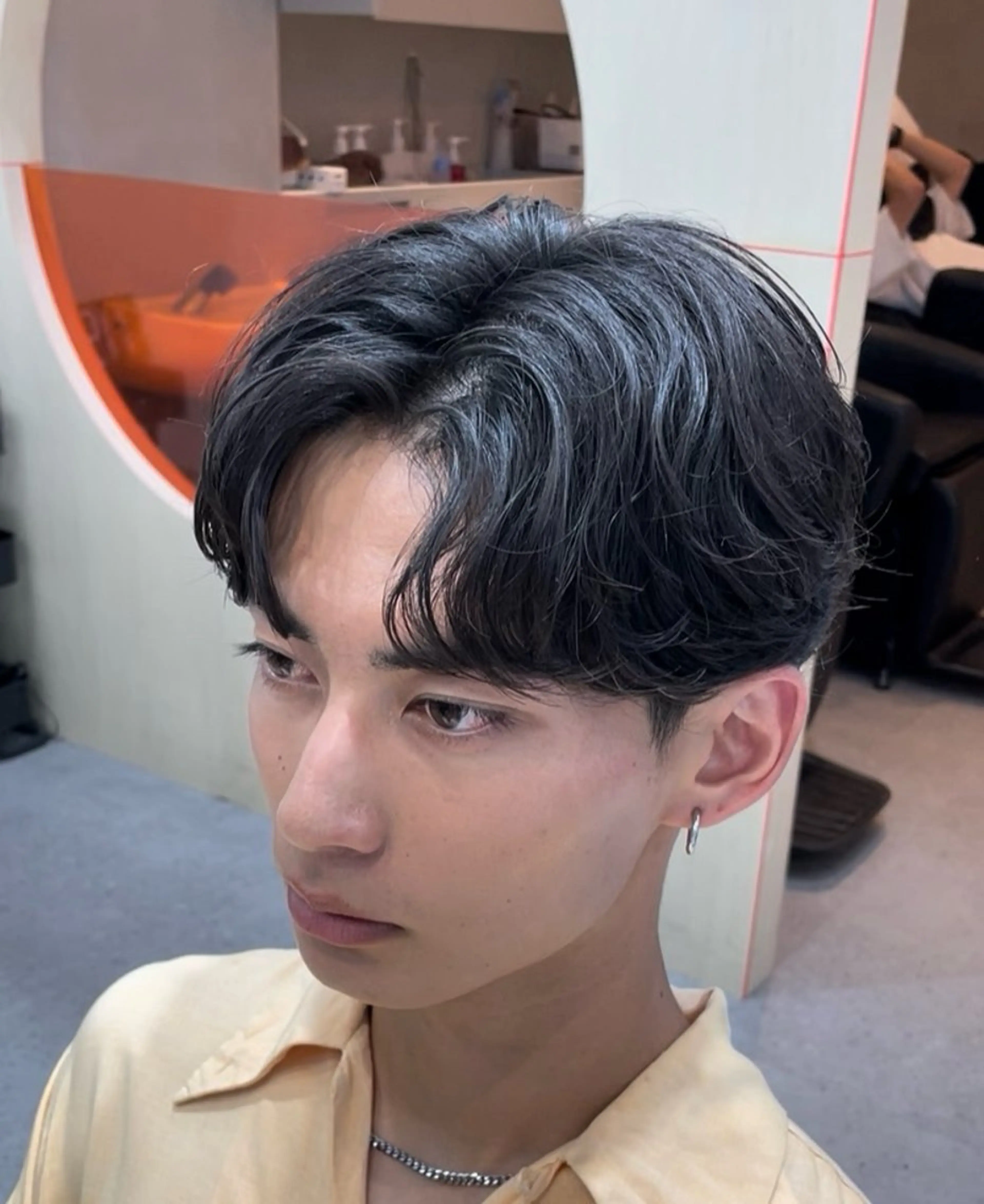 スタイリスト✂️+フェザーパーマの写真