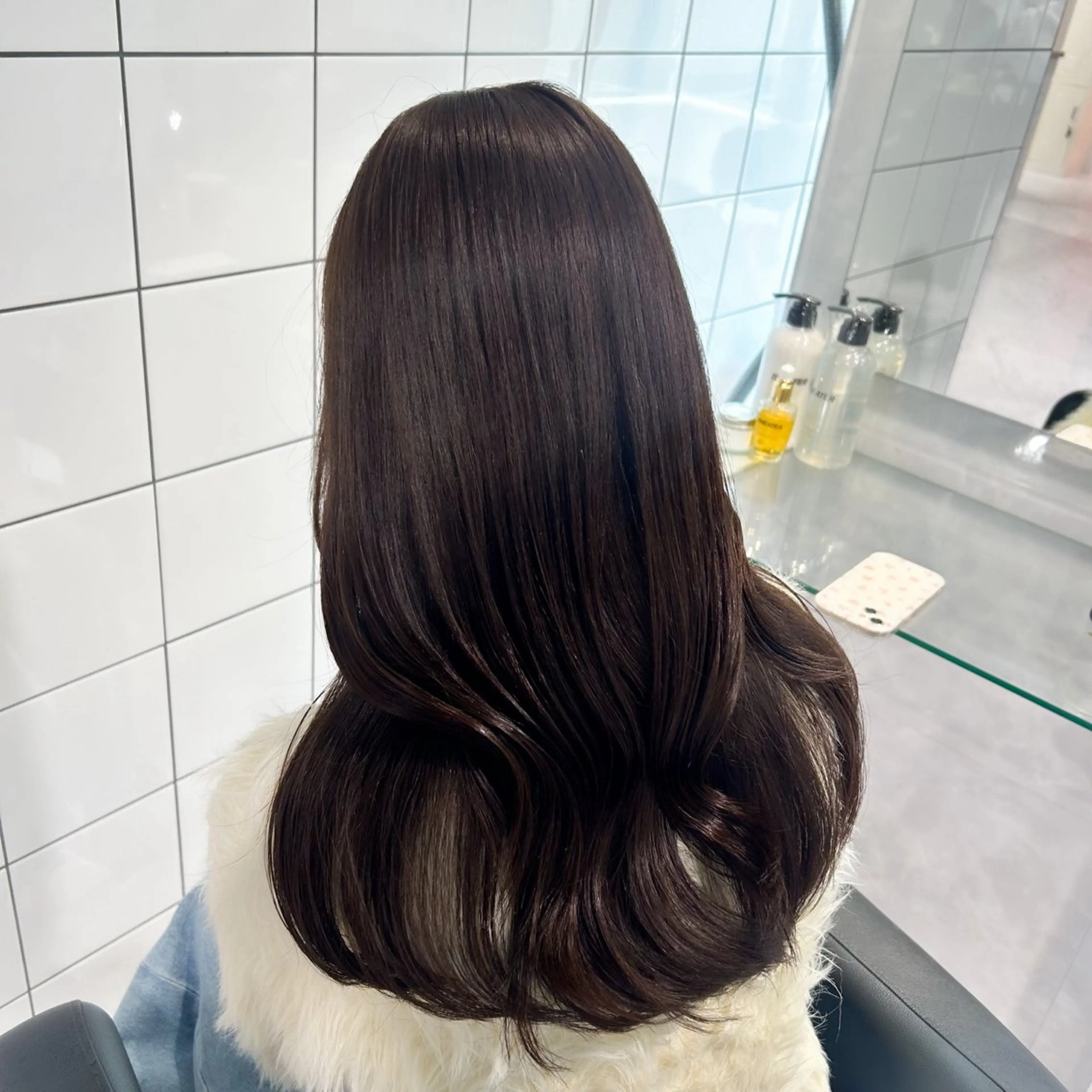 ロング カラー ヘアカラー トリートメント 表参道/透明感カラー /暗髪/ジュキヤのヘアスタイル