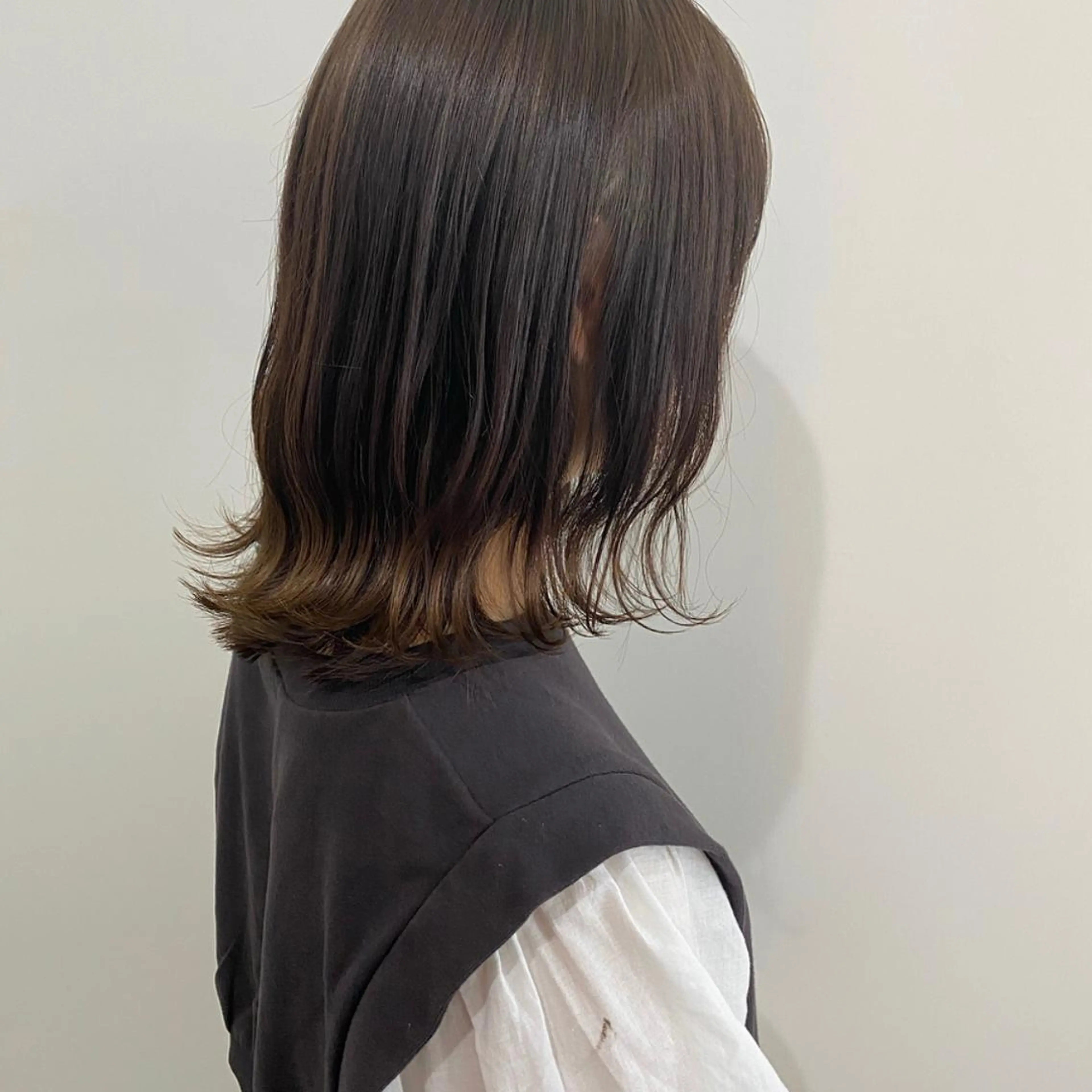 ミディアム カラー お洒落パーマ/ 艶カラー/michiのヘアスタイル