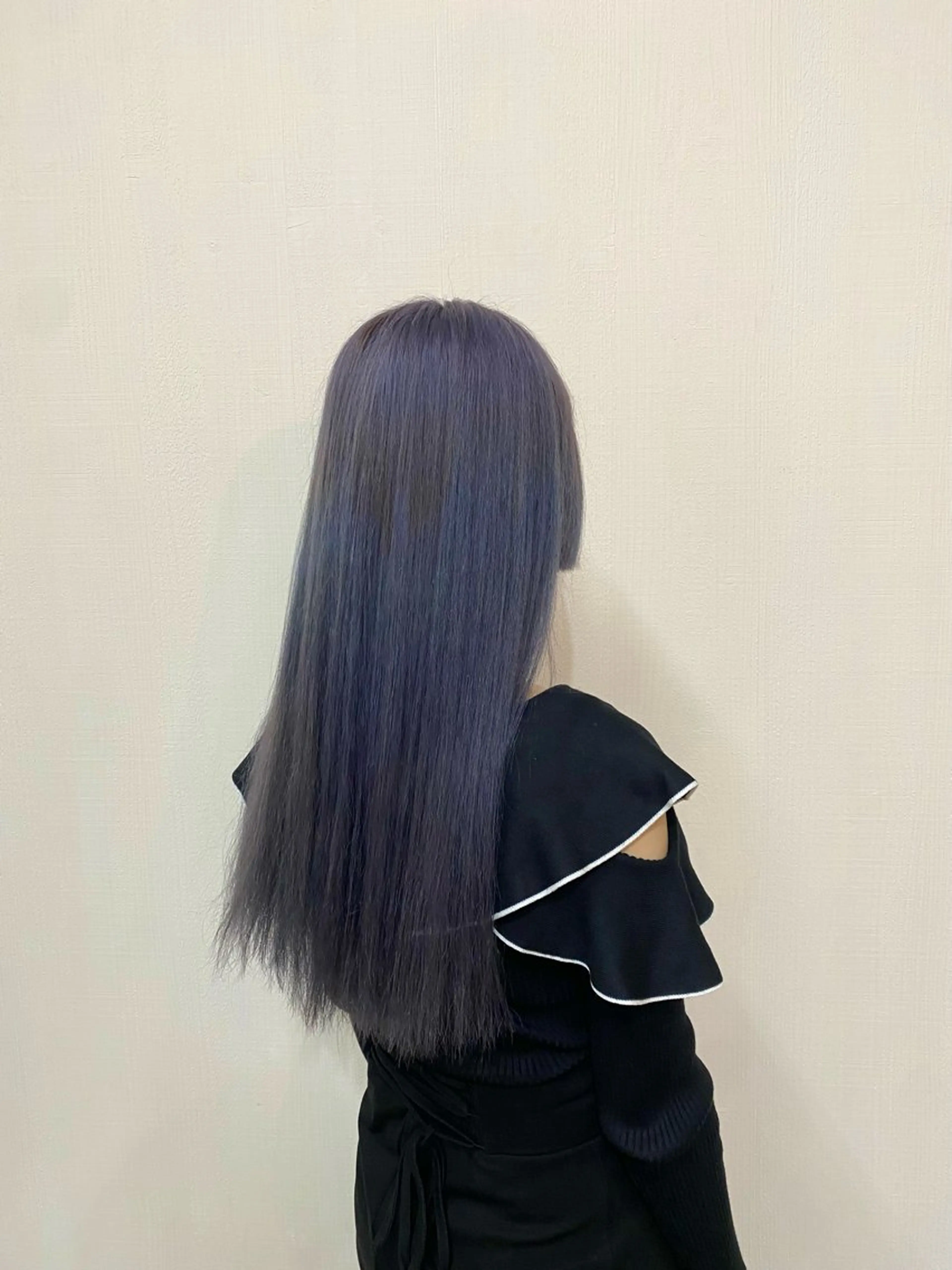 カラー ブルーカラー バイオレットカラー ヘアカラー 杉森 蘭琉のヘアスタイル