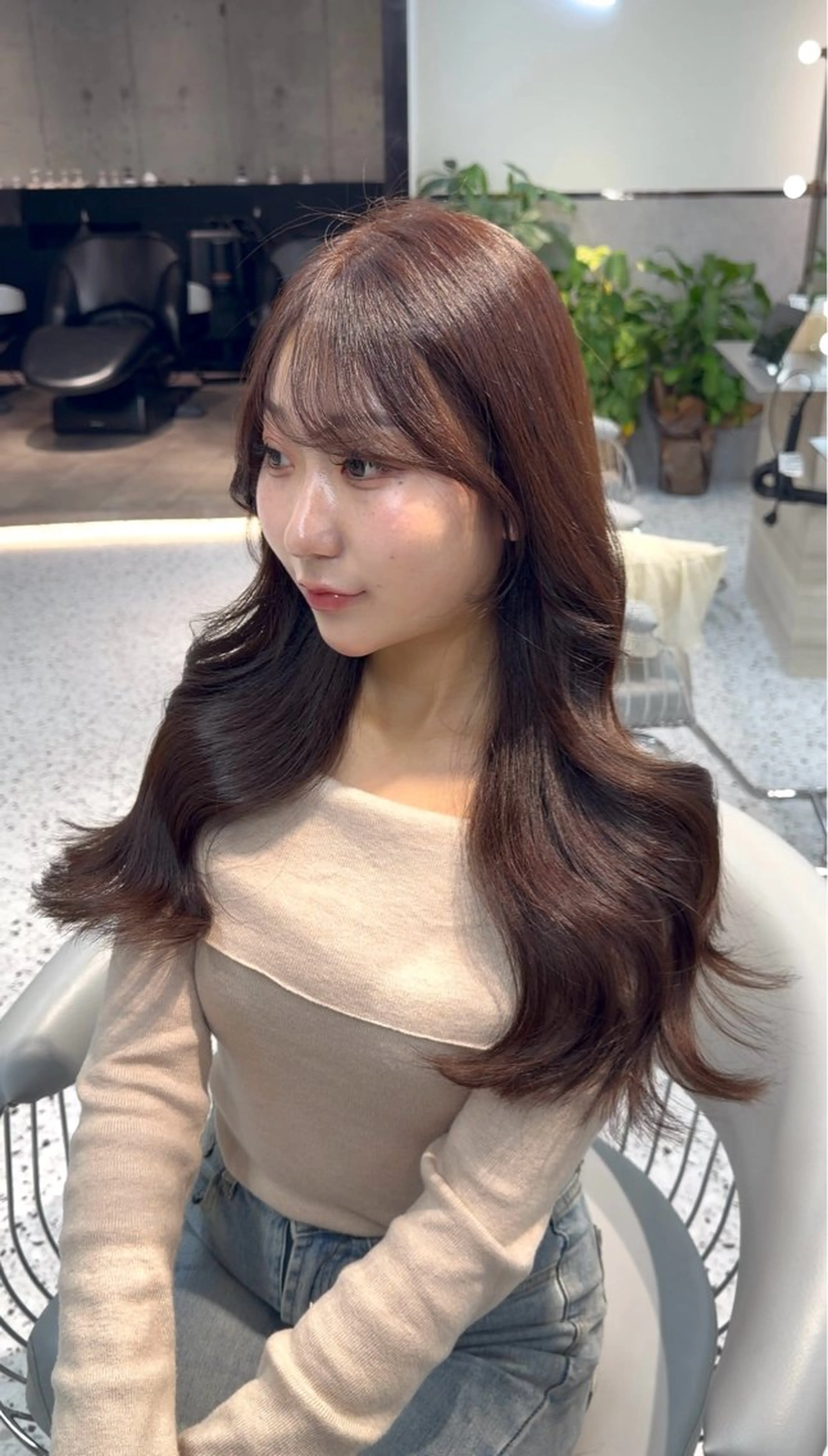 ロング レイヤーカット Lond Role所属・🎀透明感ブラウ ンshizuka🎀のヘアスタイル