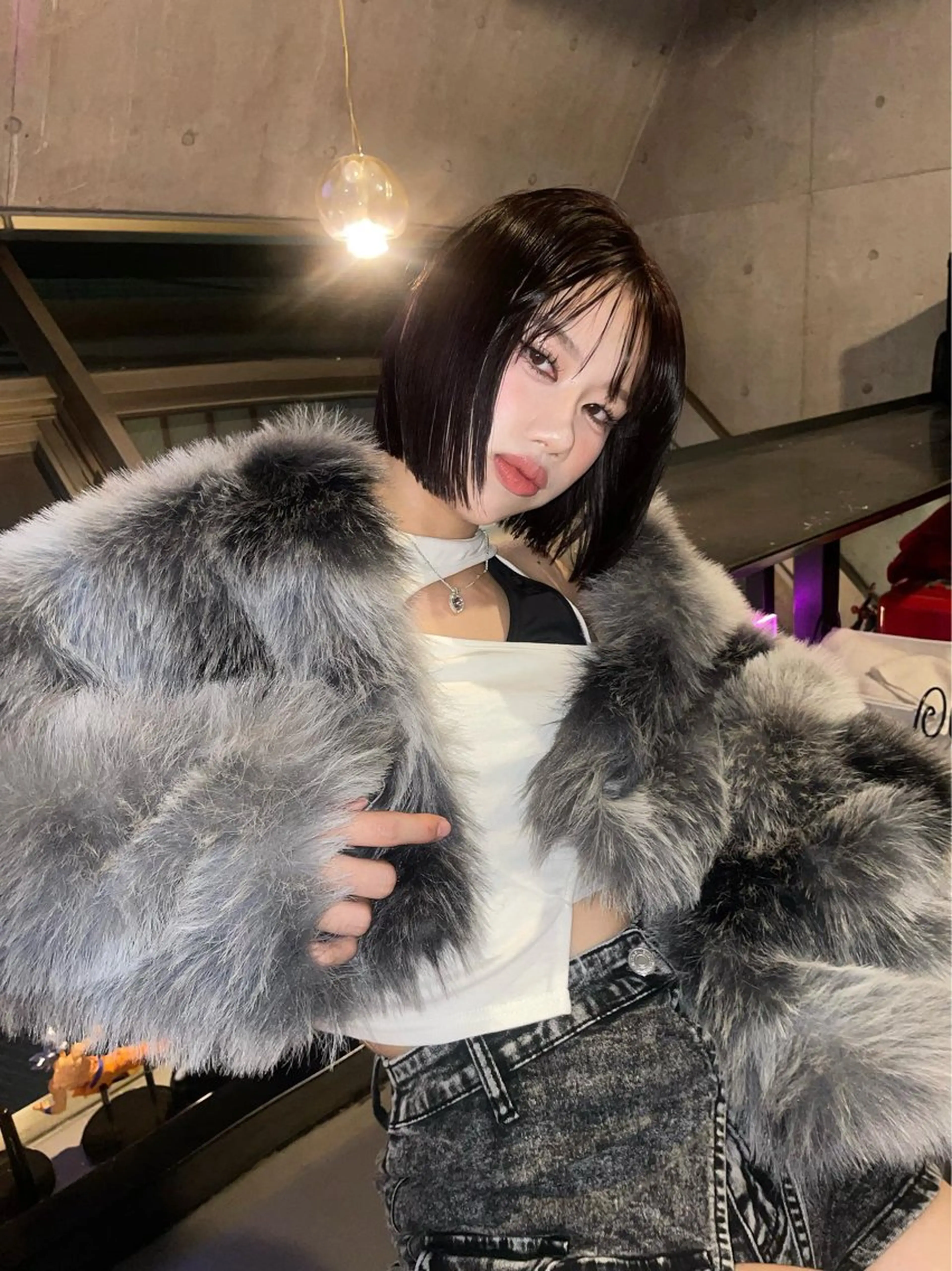 🇰🇷韓国風ボブカット + ワンカラーの写真