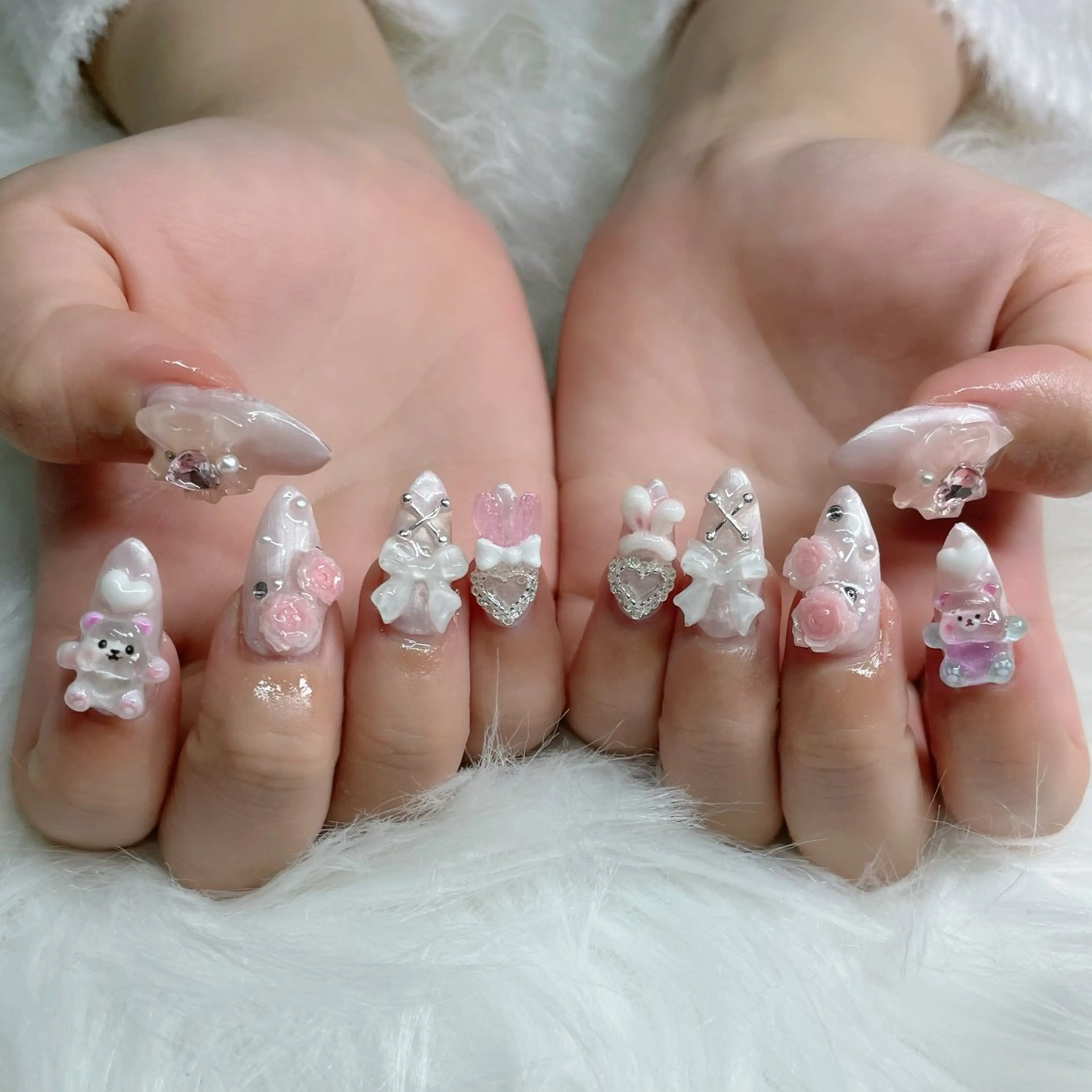 ネイル ネイルチップ nyan 🎀nail🎀のネイルデザイン