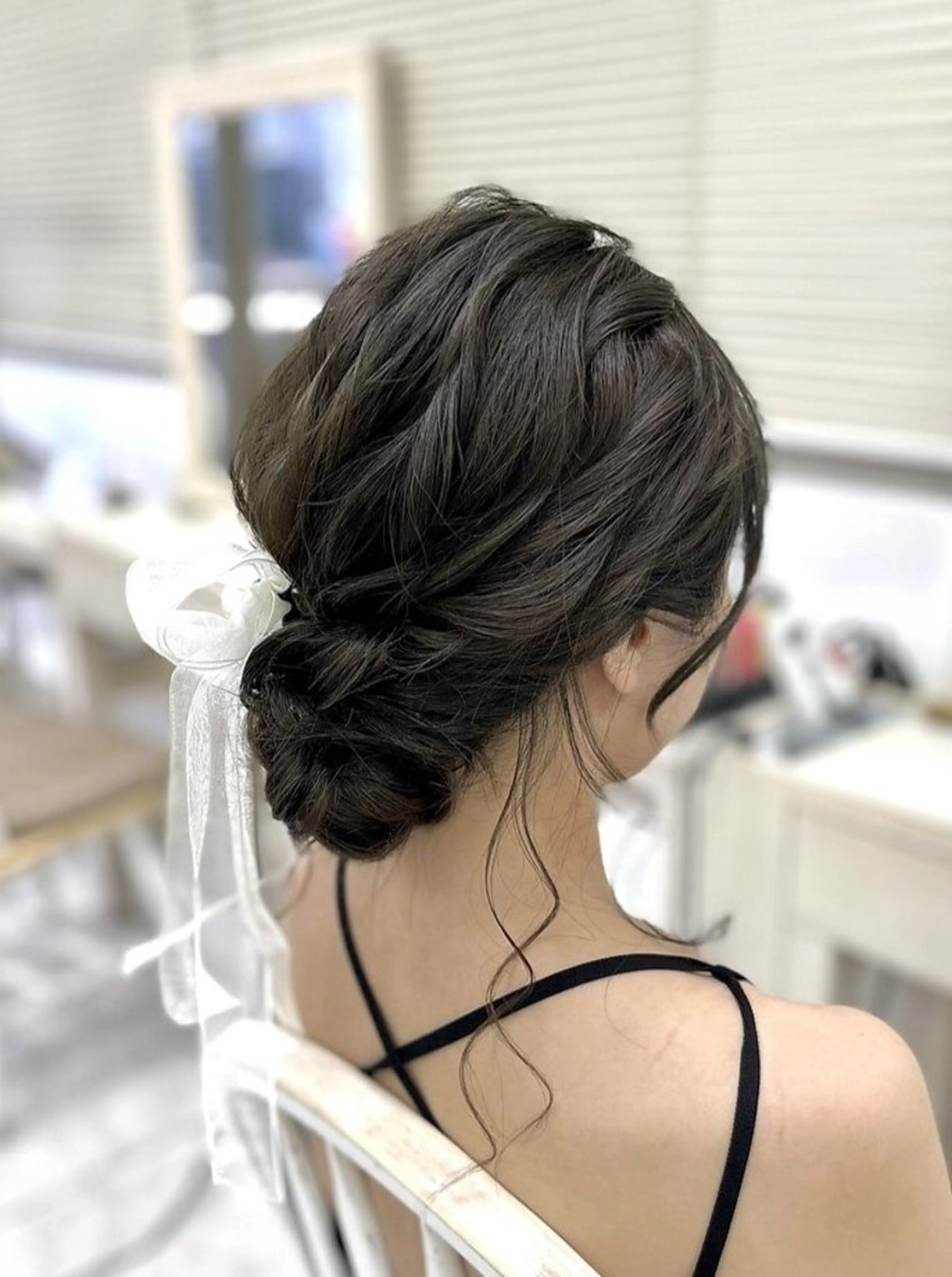 ヘアアレンジ 結婚式・ブライダル ヘアセット 似合わせヘアメイク 💐オダギリチアキのヘアスタイル